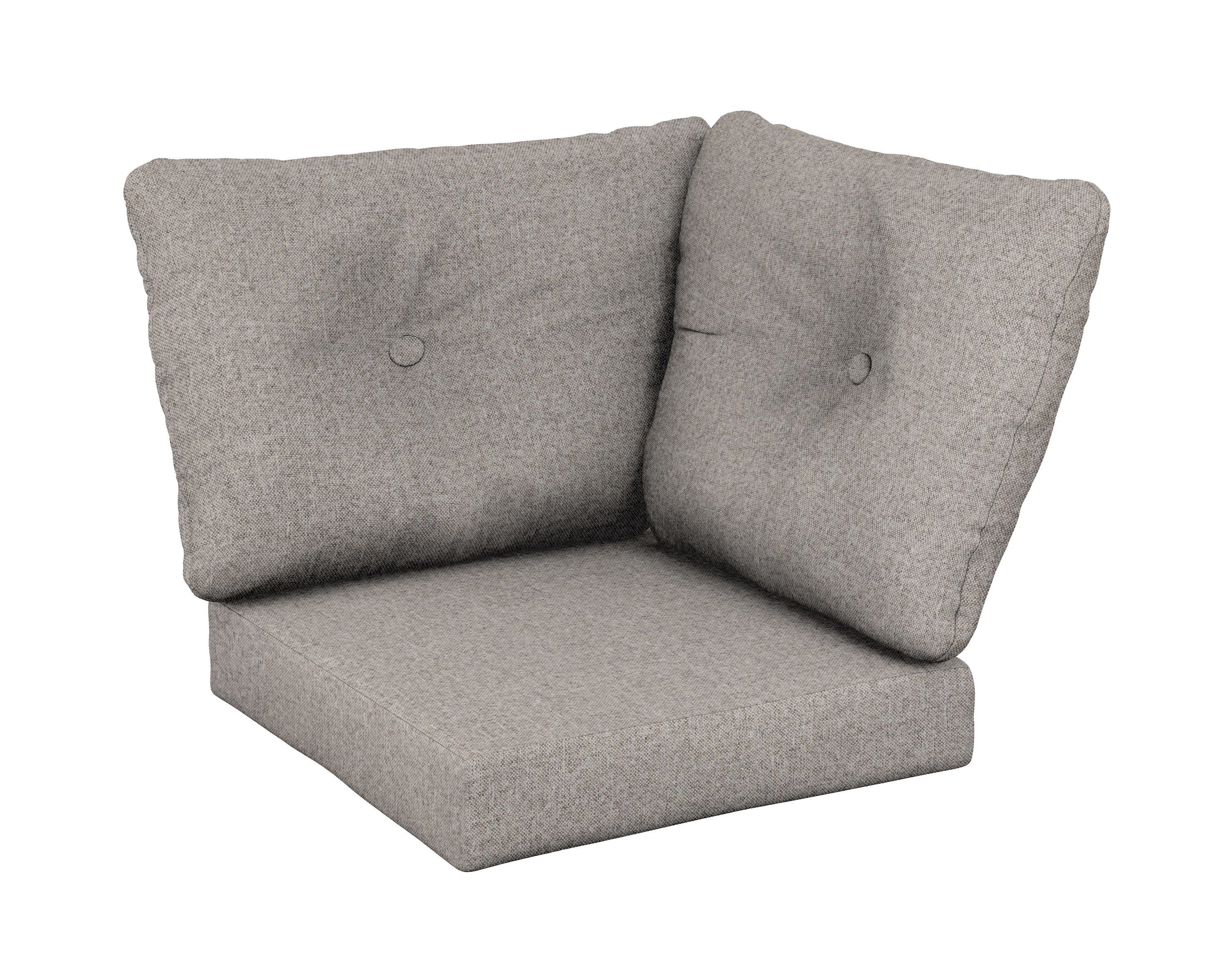 Modular Corner Cushion in Weathered Tweed