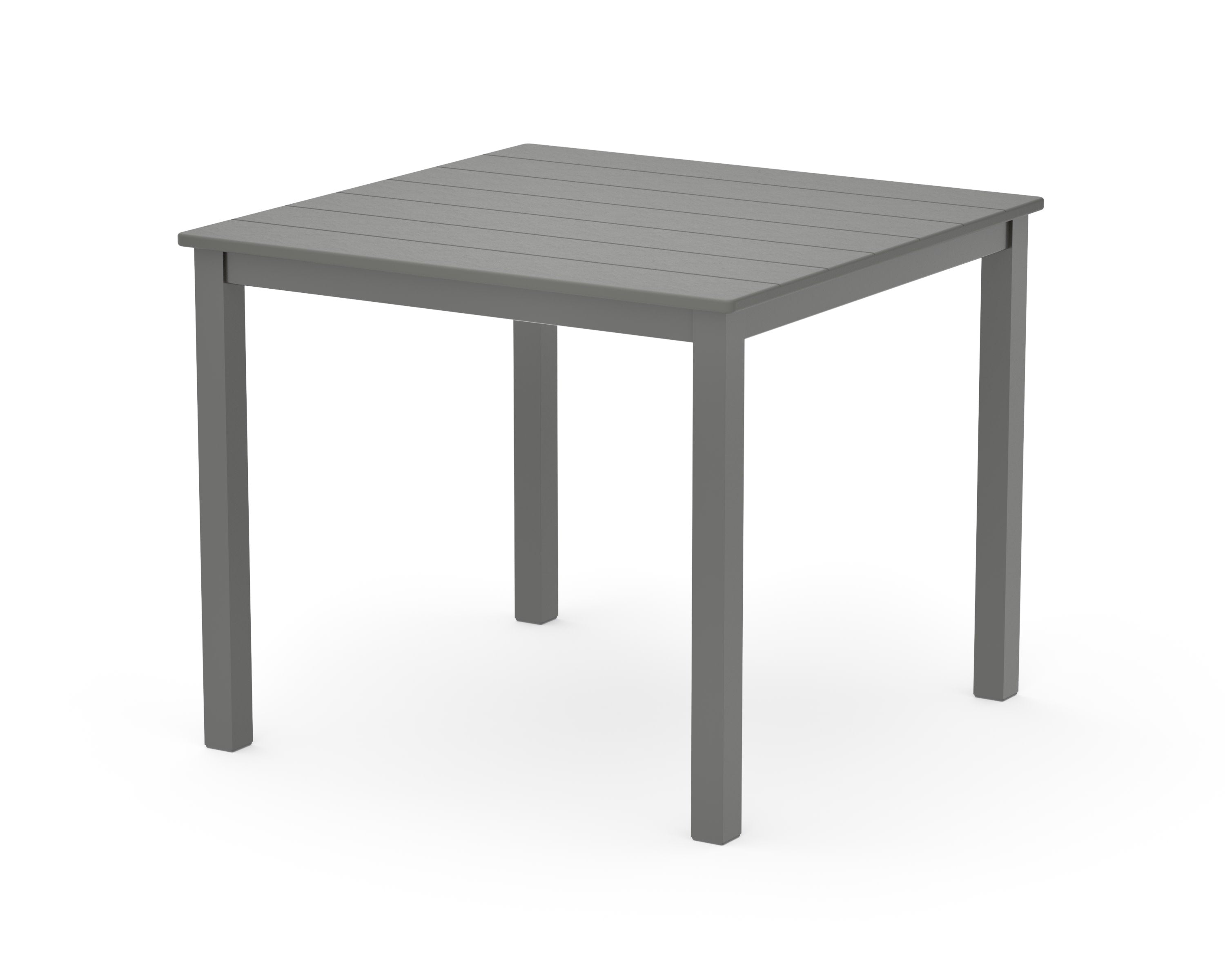 Main Street 36" x 36" Dining Table in Charcoal / Slate Grey