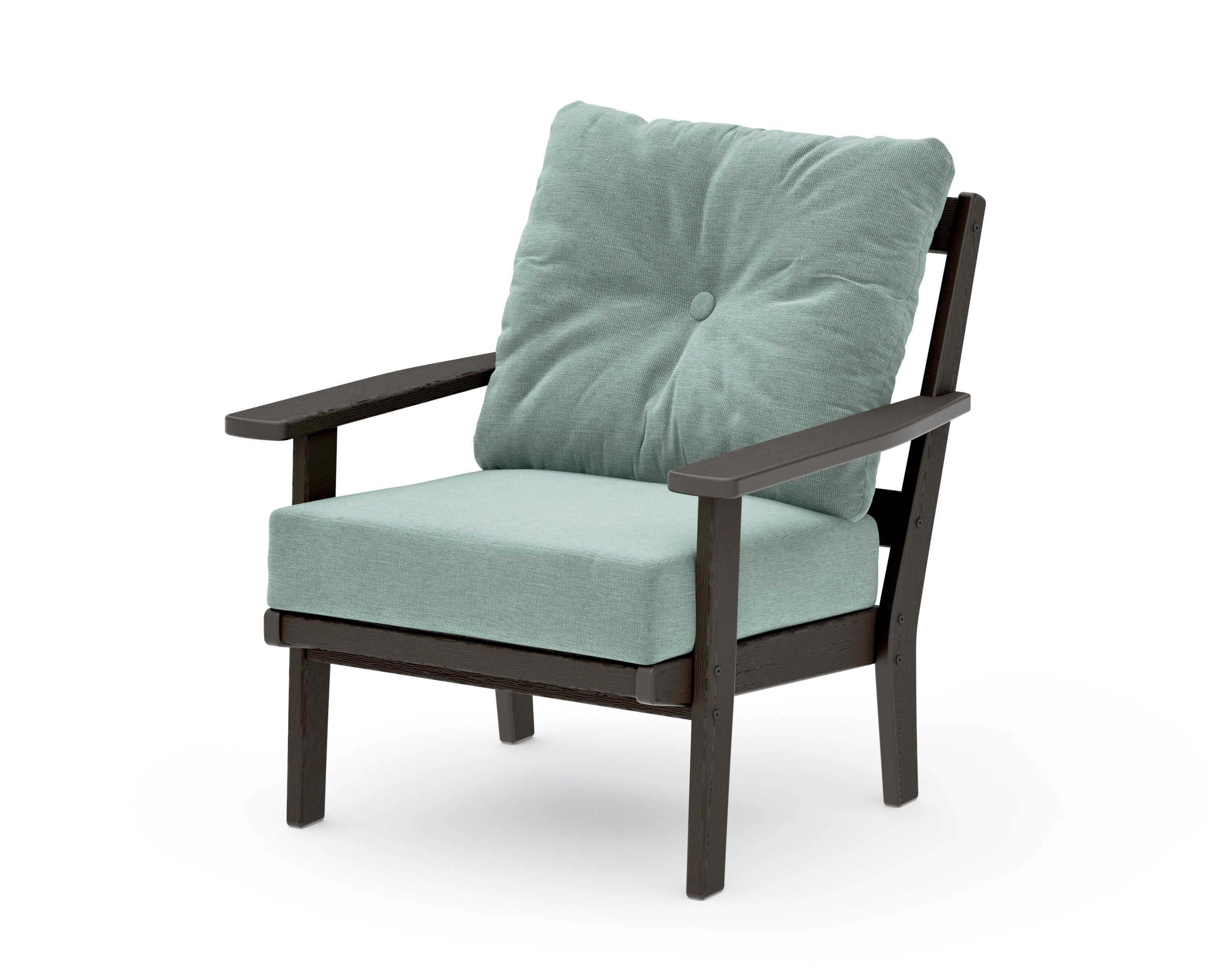 Prairie Deep Seating Chair in Vintage Coffee / Glacier Spa