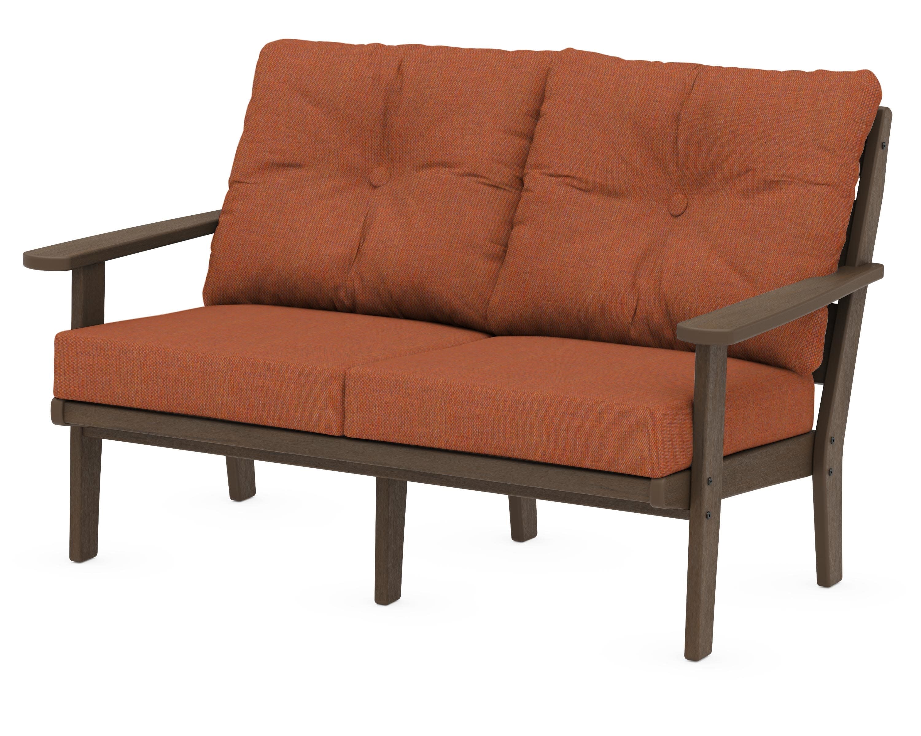 Lakeside Deep Seating Loveseat in Kona / Play Adobe