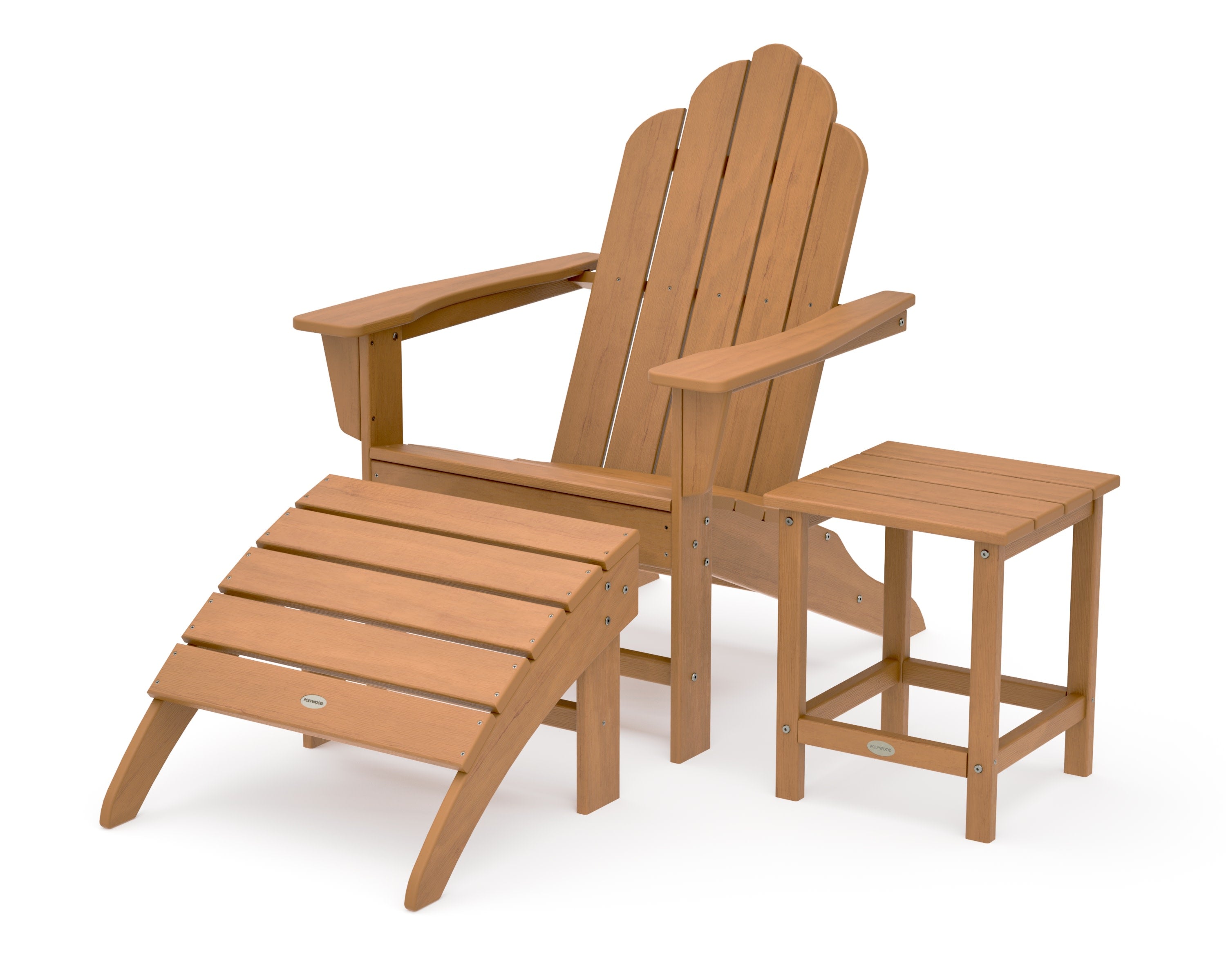 Long Island Adirondack 3-Piece Set in Natural