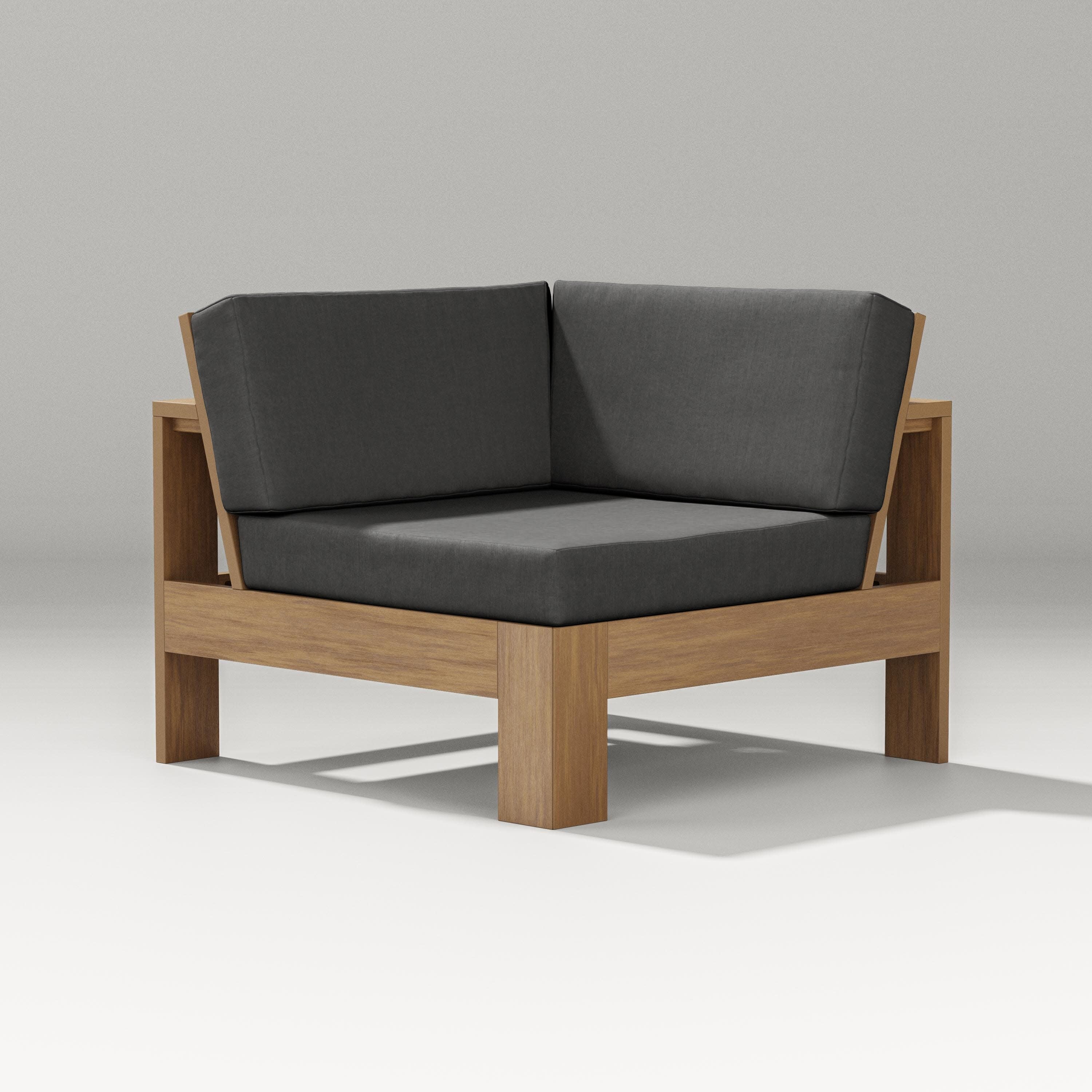 Latitude Modular Corner Chair in Natural / Spectrum Carbon
