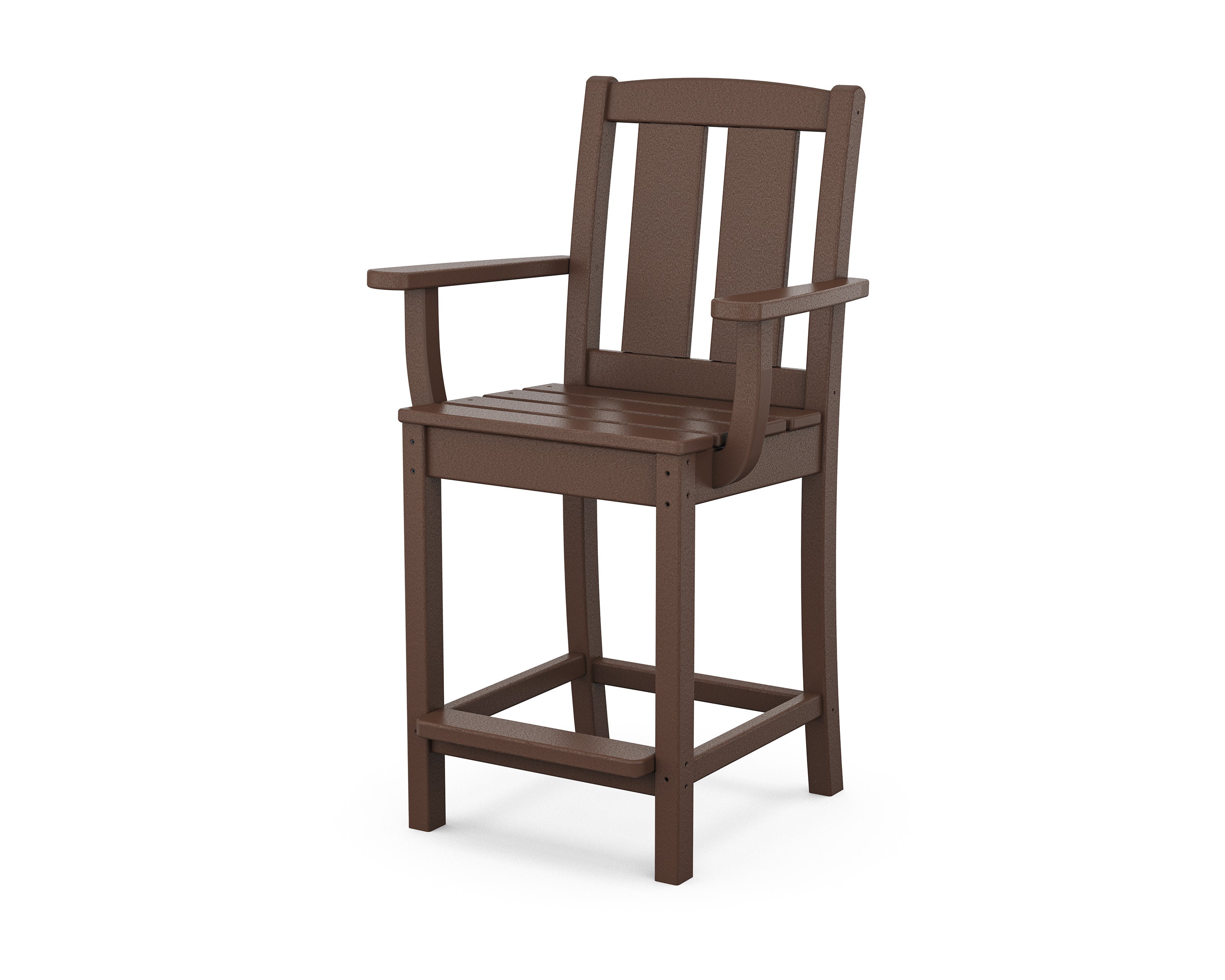 Mission Counter Arm Chair in Mahogany