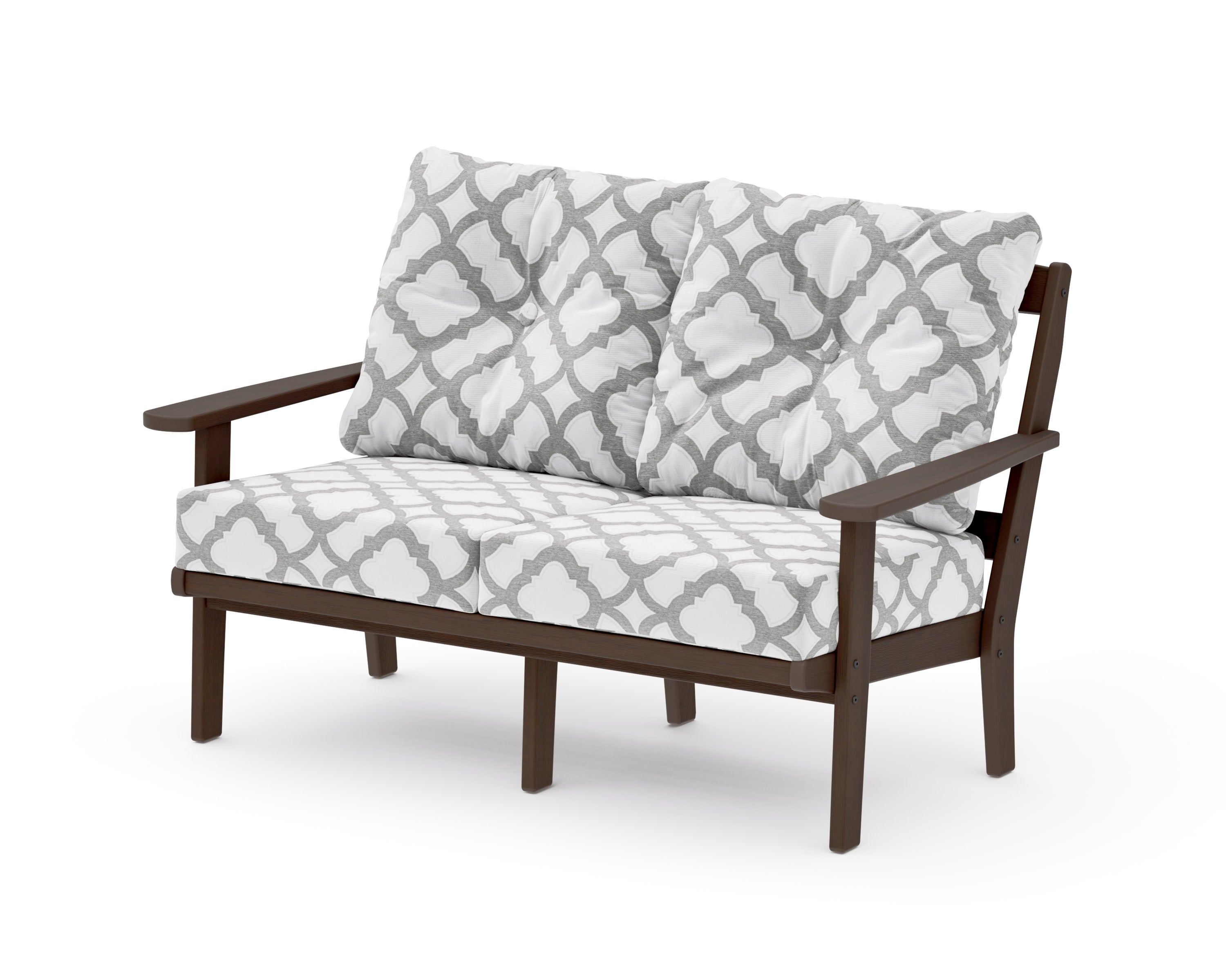 Mission Deep SeatingLoveseat in Kona / Trellis Grey Mist