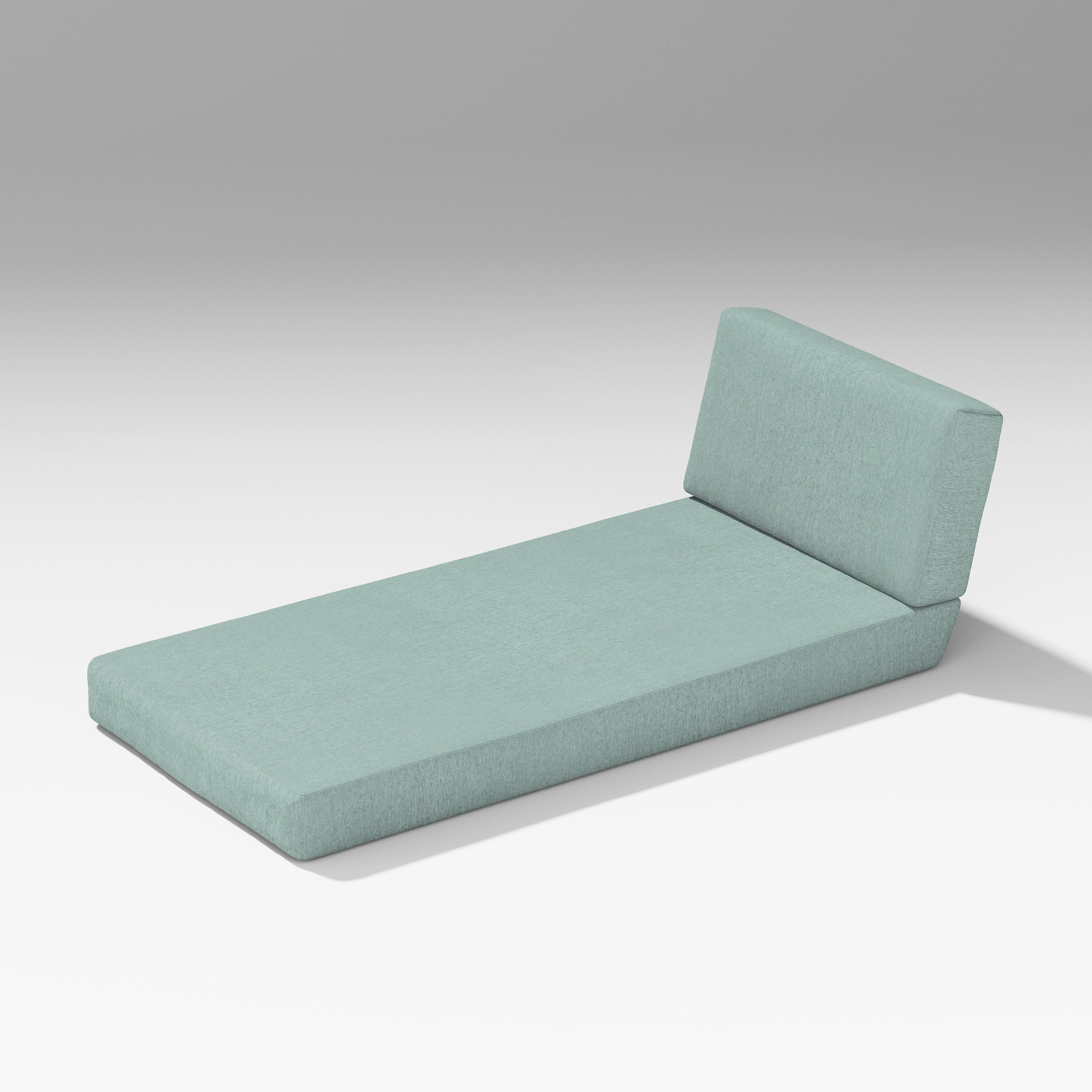 Latitude Modular Chaise Seat/Back Combo in Glacier Spa