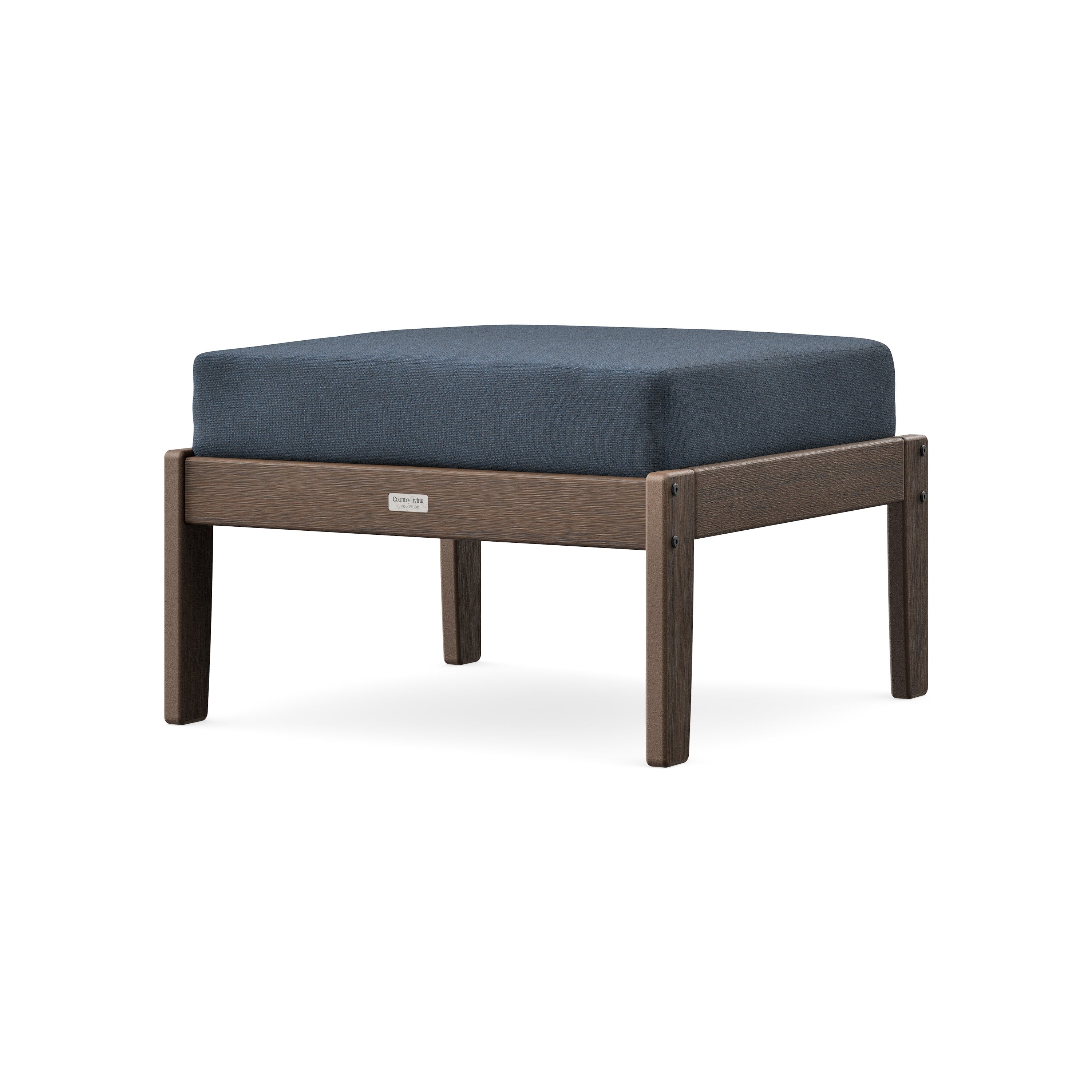 Cottage Deep Seating Ottoman in Kona / Marine Indigo
