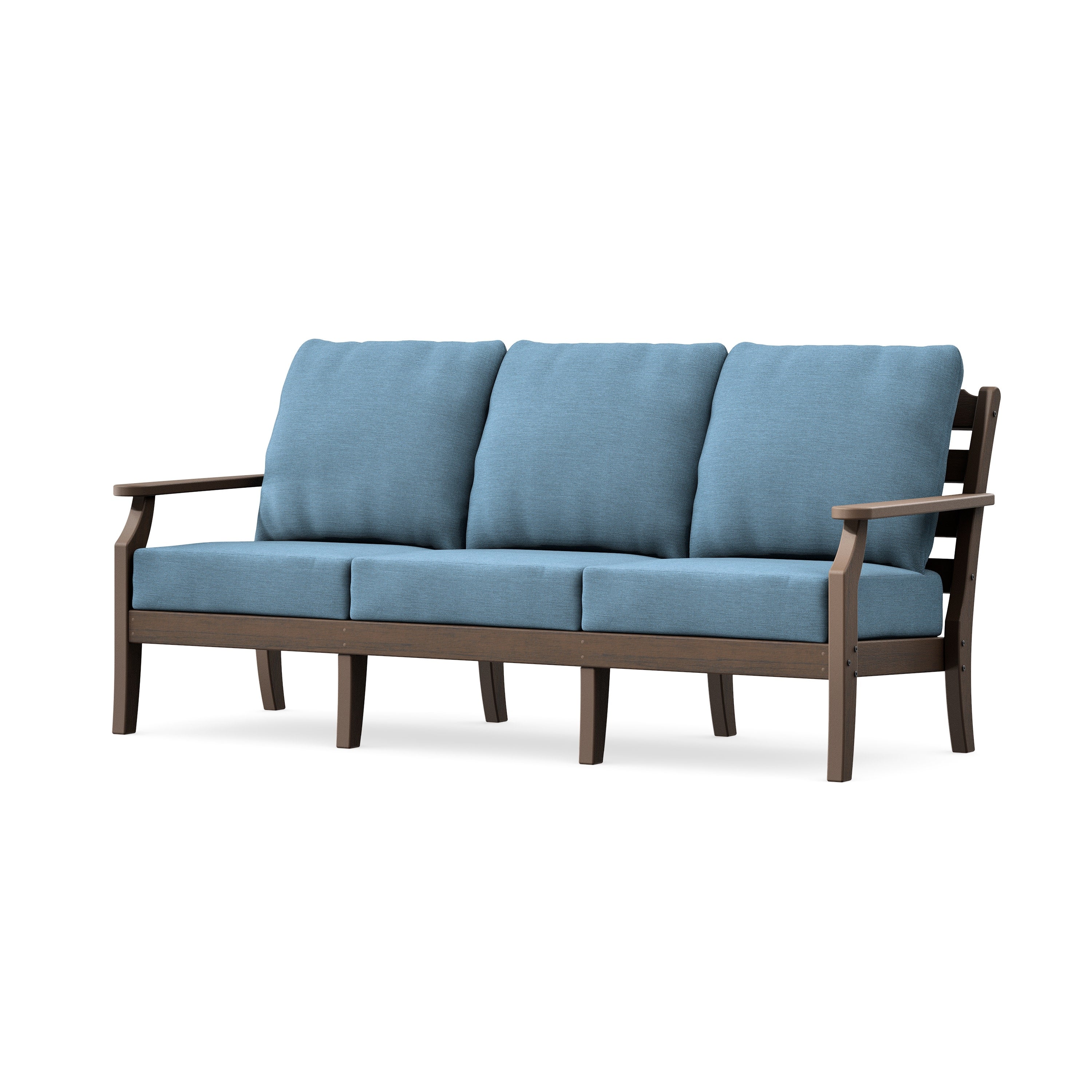 Savannah Deep Seating Sofa in Kona / Sky Blue