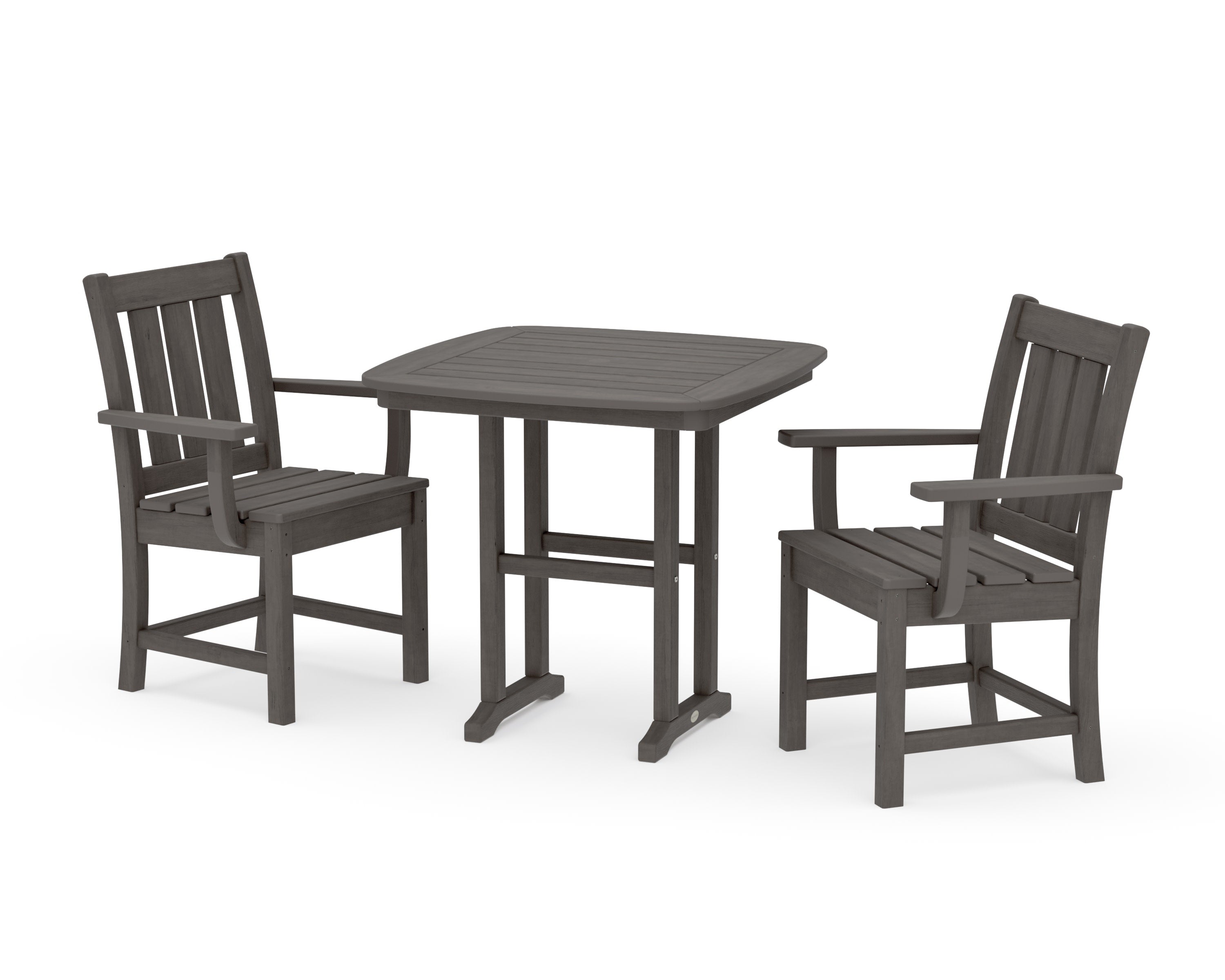 Oxford 3-Piece Dining Set in Driftwood