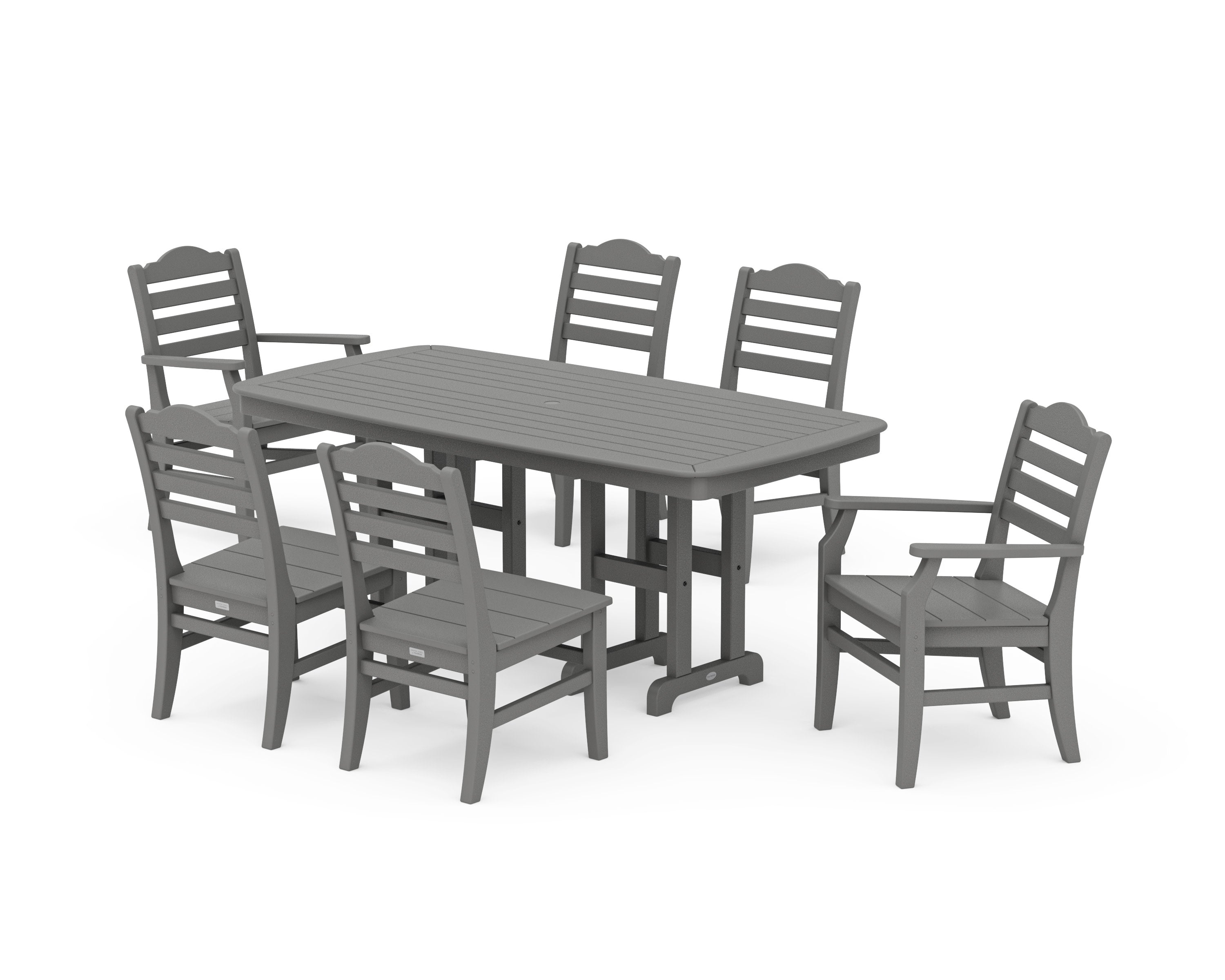 Savannah 7-Piece Dining Set in Slate Grey