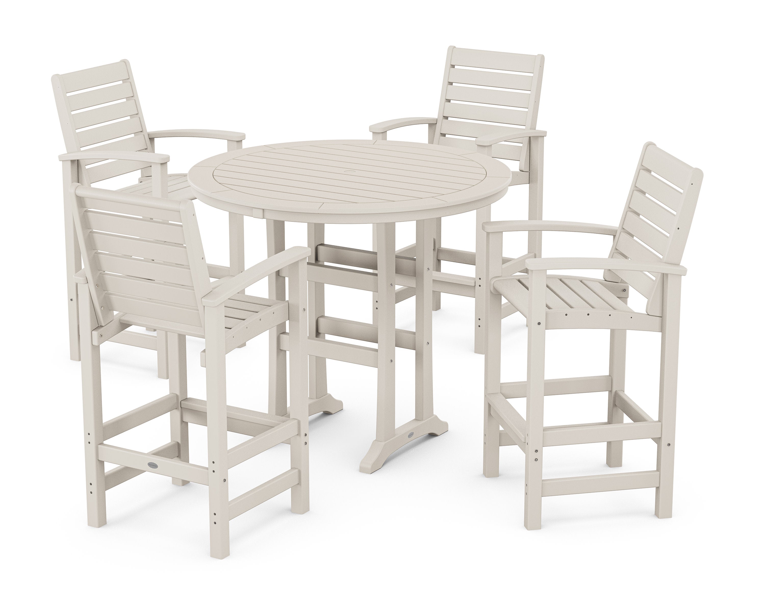 5 Piece Signature Bar Dining Set in Sand