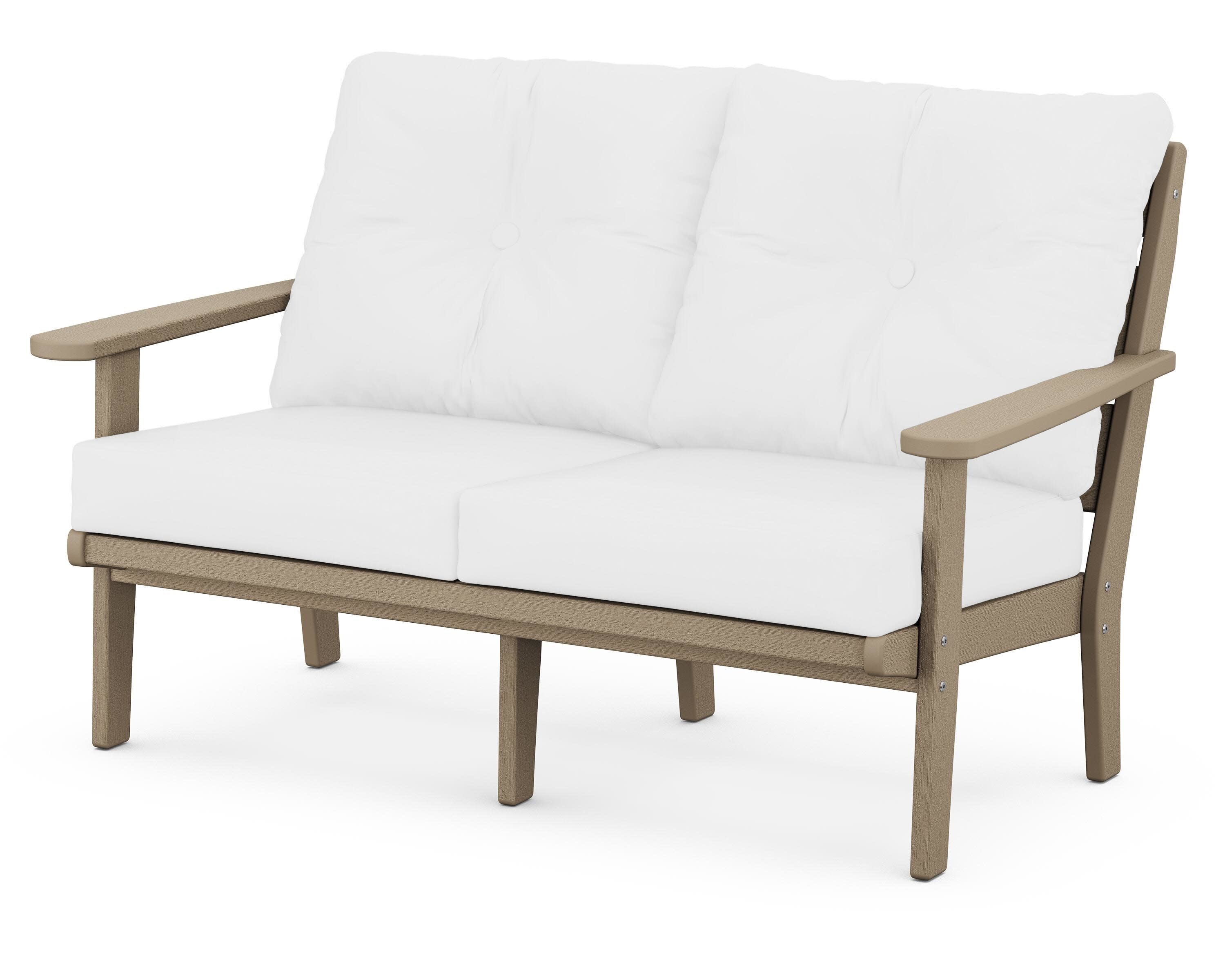 Lakeside Deep Seating Loveseat in Vintage Sahara / Natural