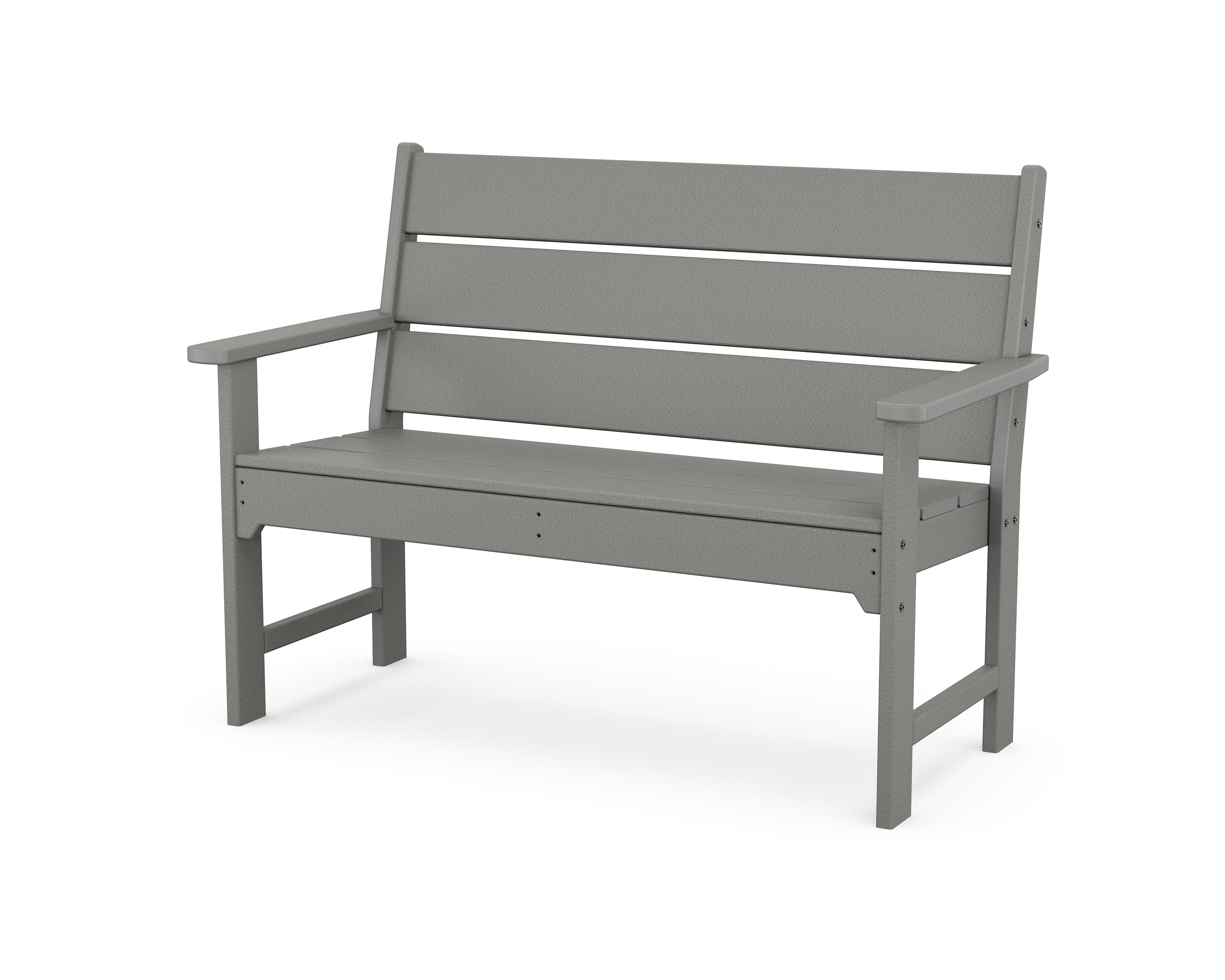 Lakeside 48" Bench in Slate Grey