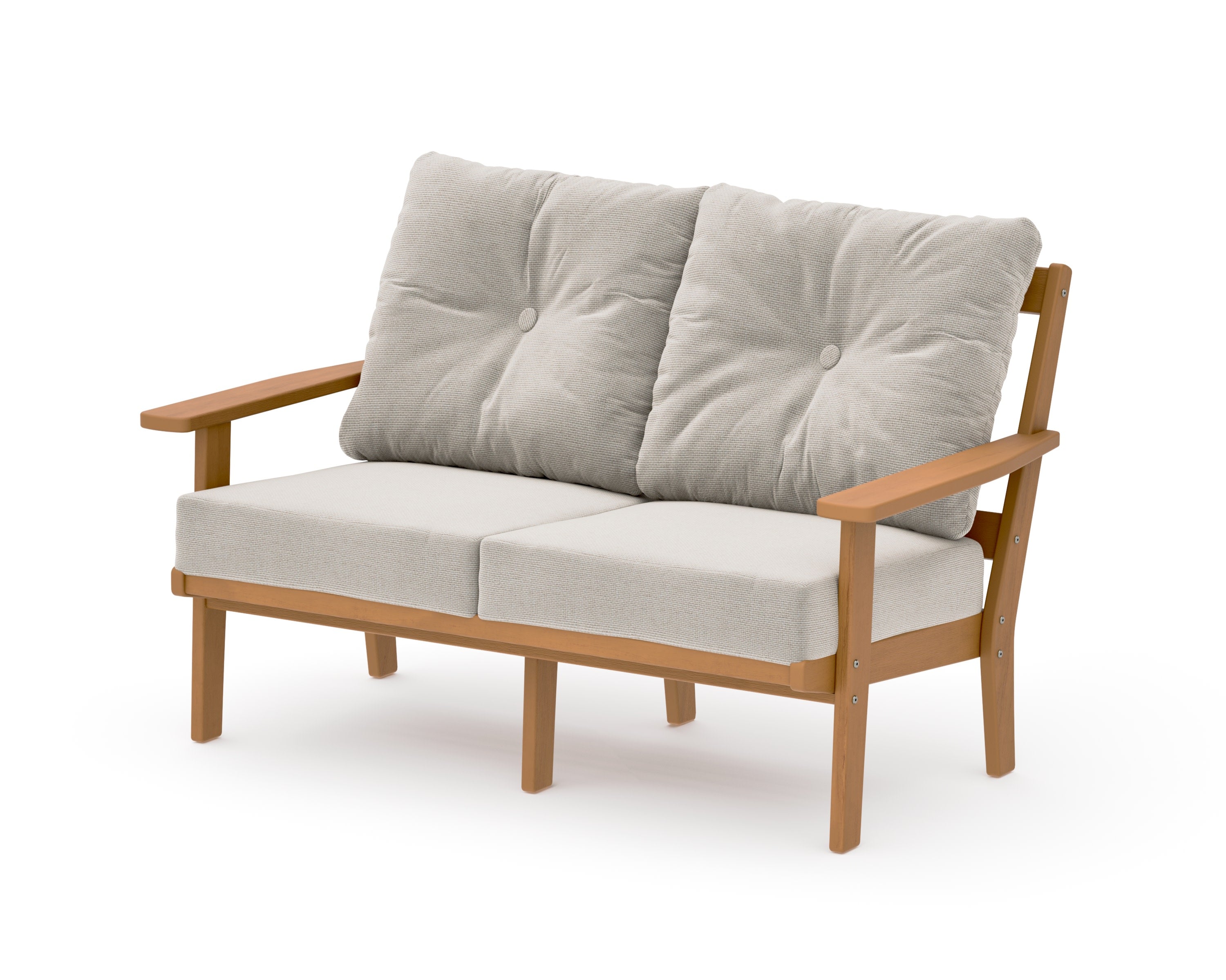 Oxford Deep SeatingLoveseat in Natural / Dune Burlap