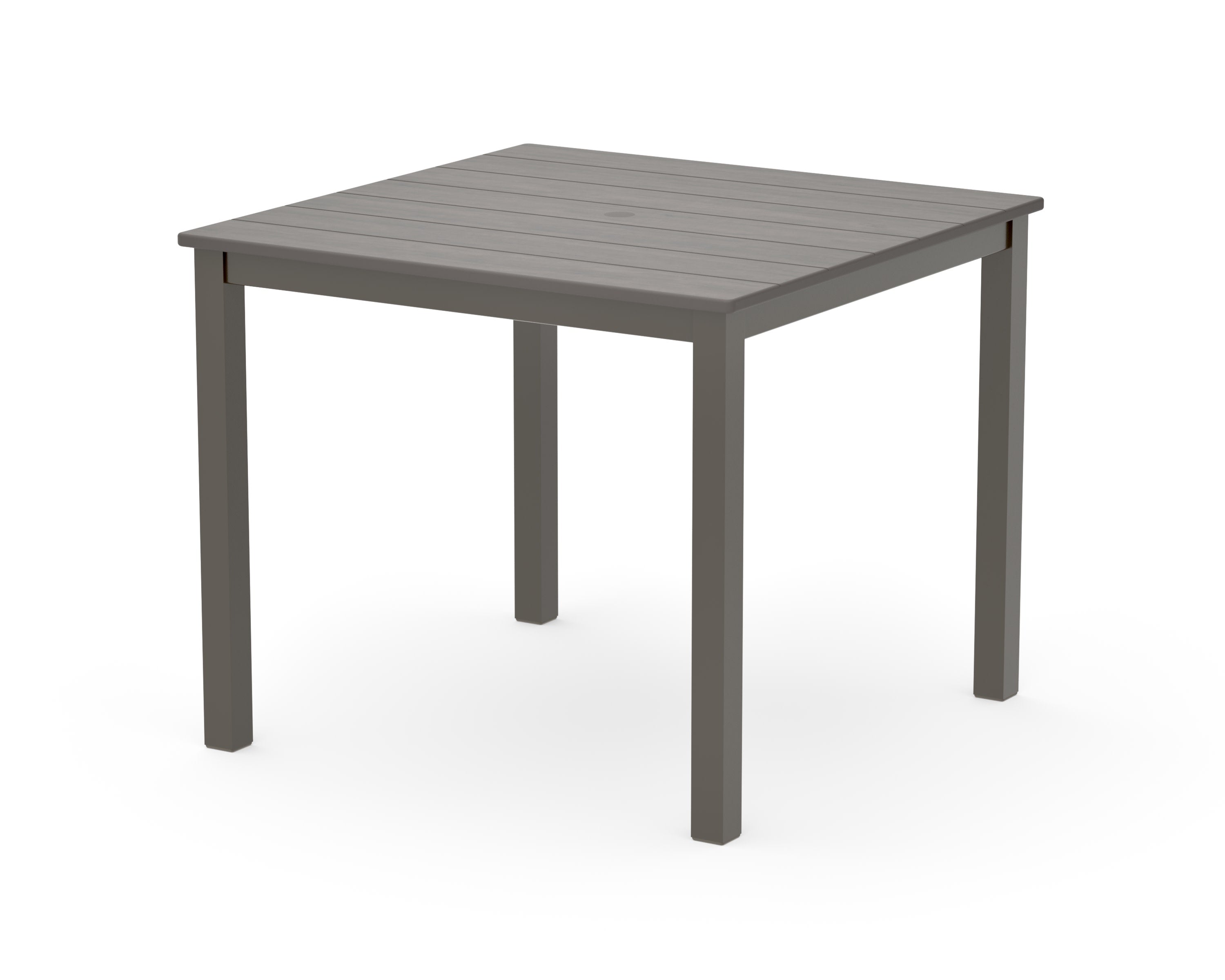 Main Street 36" x 36" Dining Table in Bronze / Driftwood