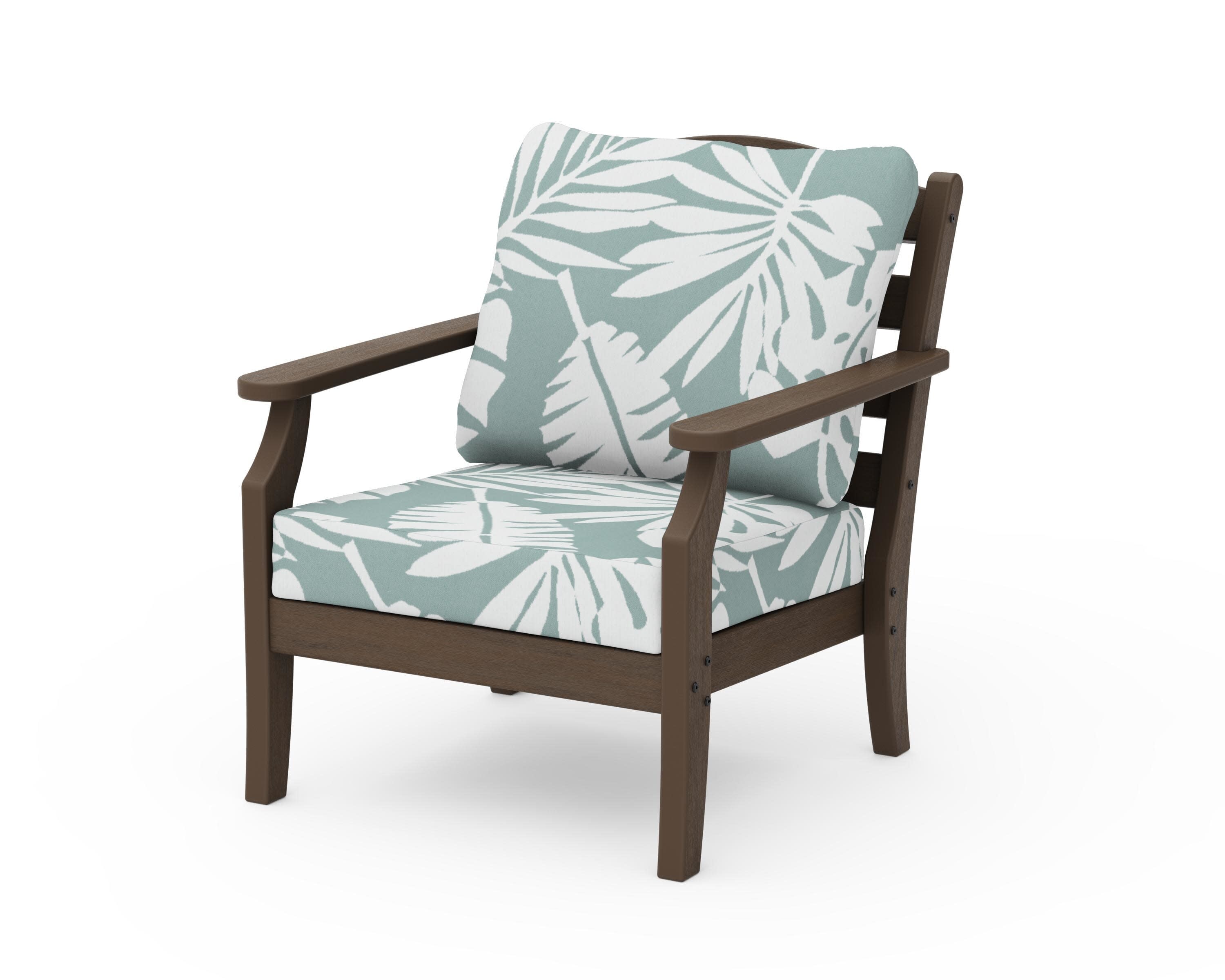 Savannah Deep Seating Chair in Kona / Leaf Glacier Spa