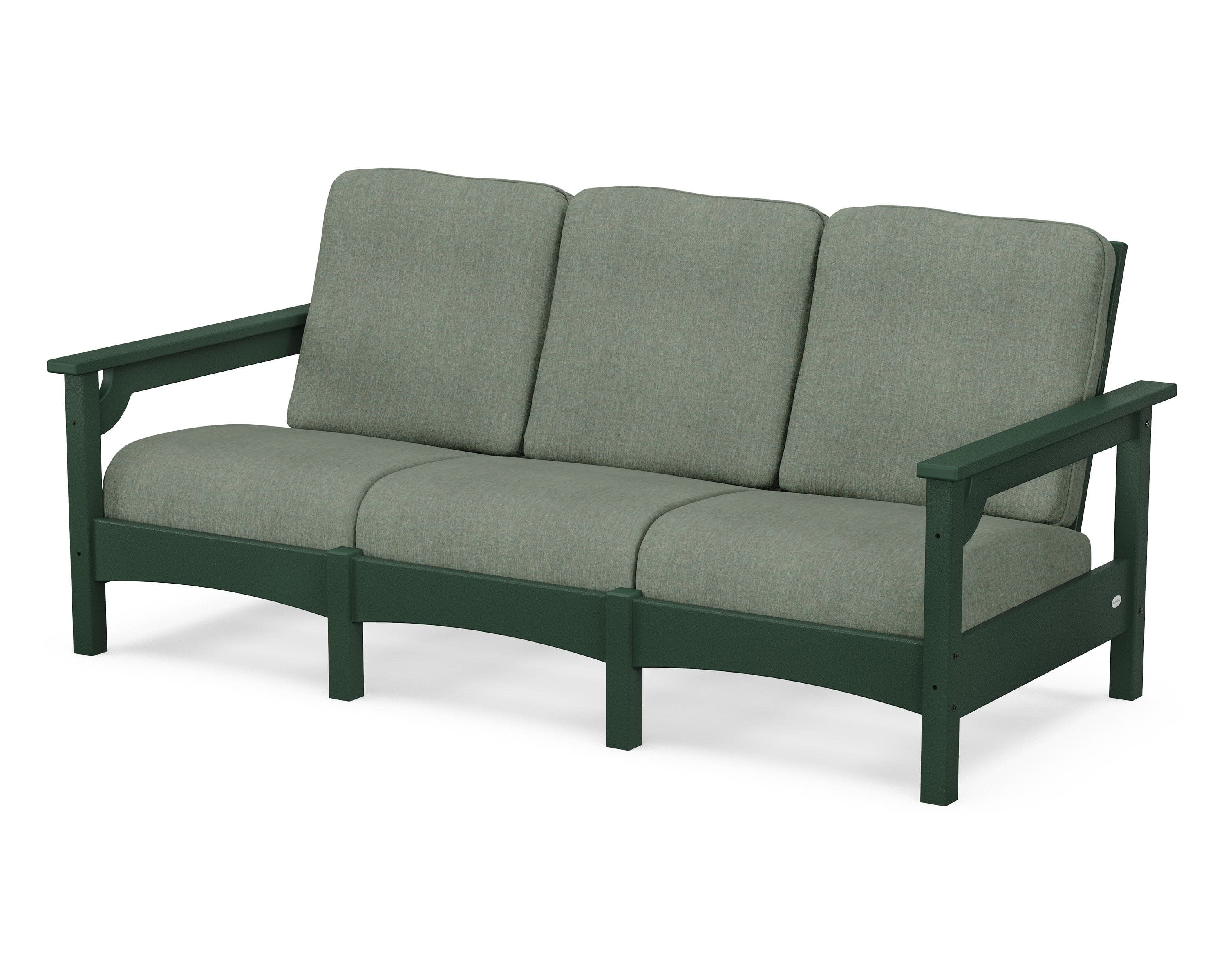 Club Sofa in Green / Cast Sage