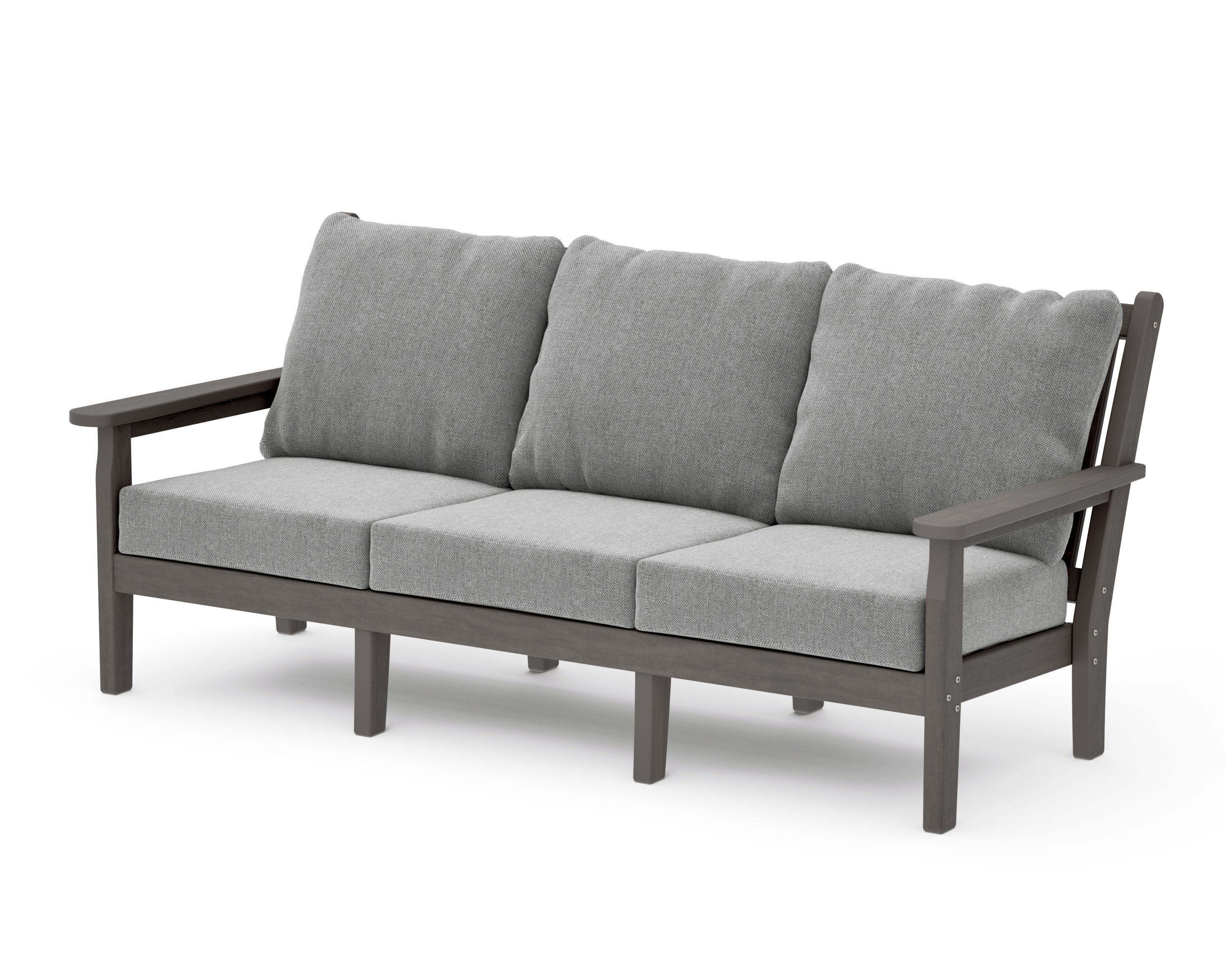 Chippendale Deep Seating Sofa in Driftwood / Grey Mist