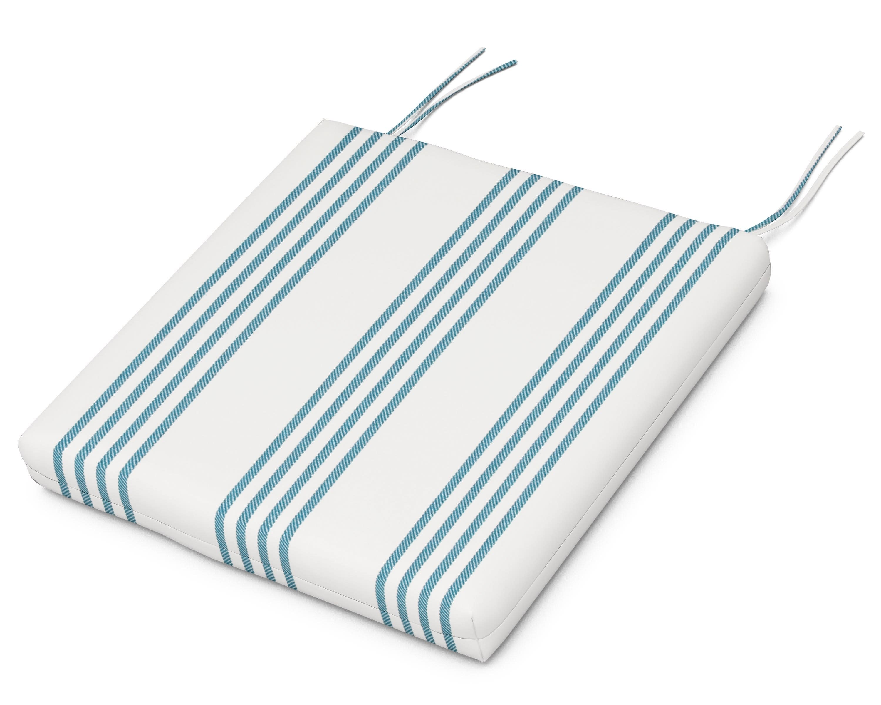 Seat Cushion 17"D x 20.75"W x 2.5"H in Shade Lagoon