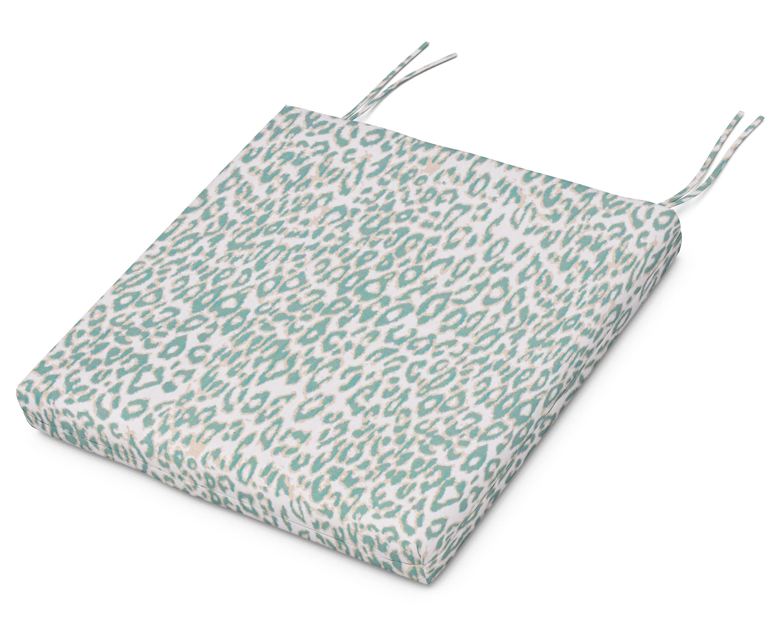 Classic Oversized Adirondack Seat Pad 17.5"D x 22.25"W x 2.5"H in Safari Spearmint
