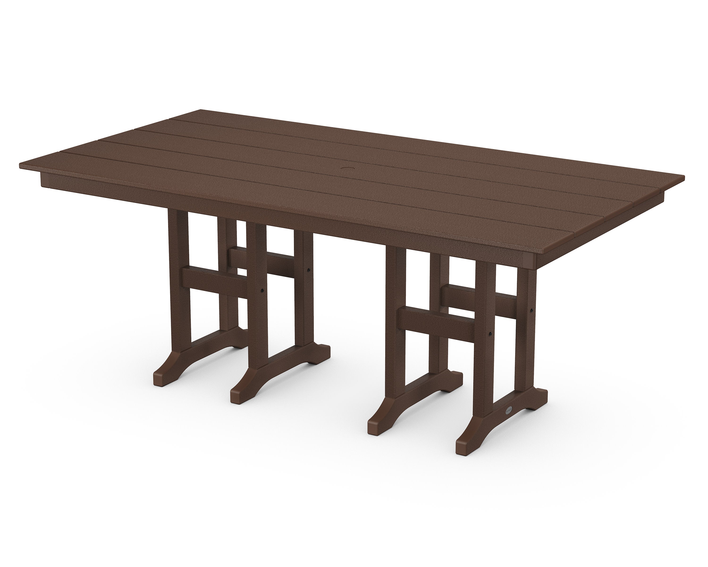 Farmhouse 37" x 72" Dining Table in Mahogany