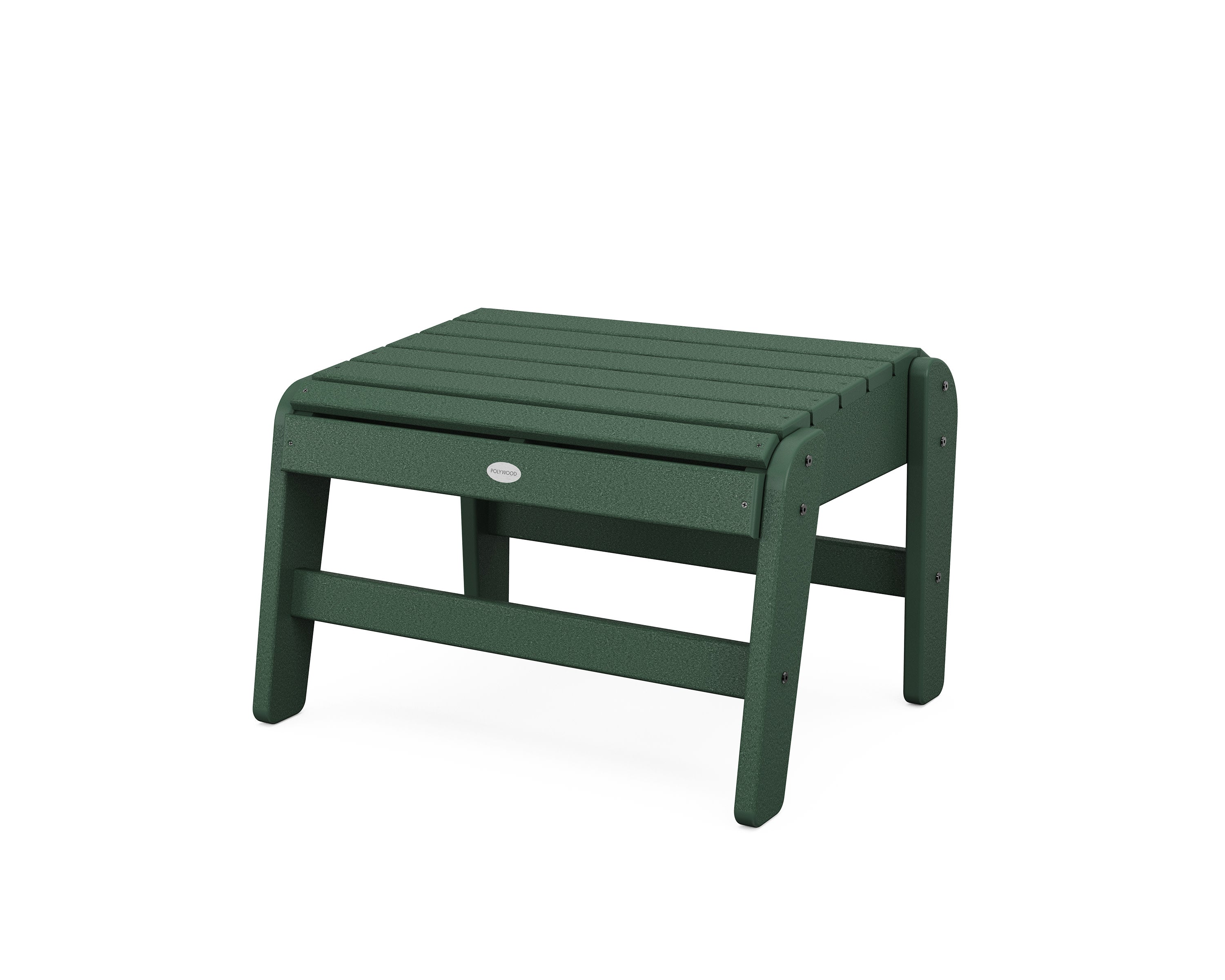 Grand Upright Adirondack Ottoman in Green