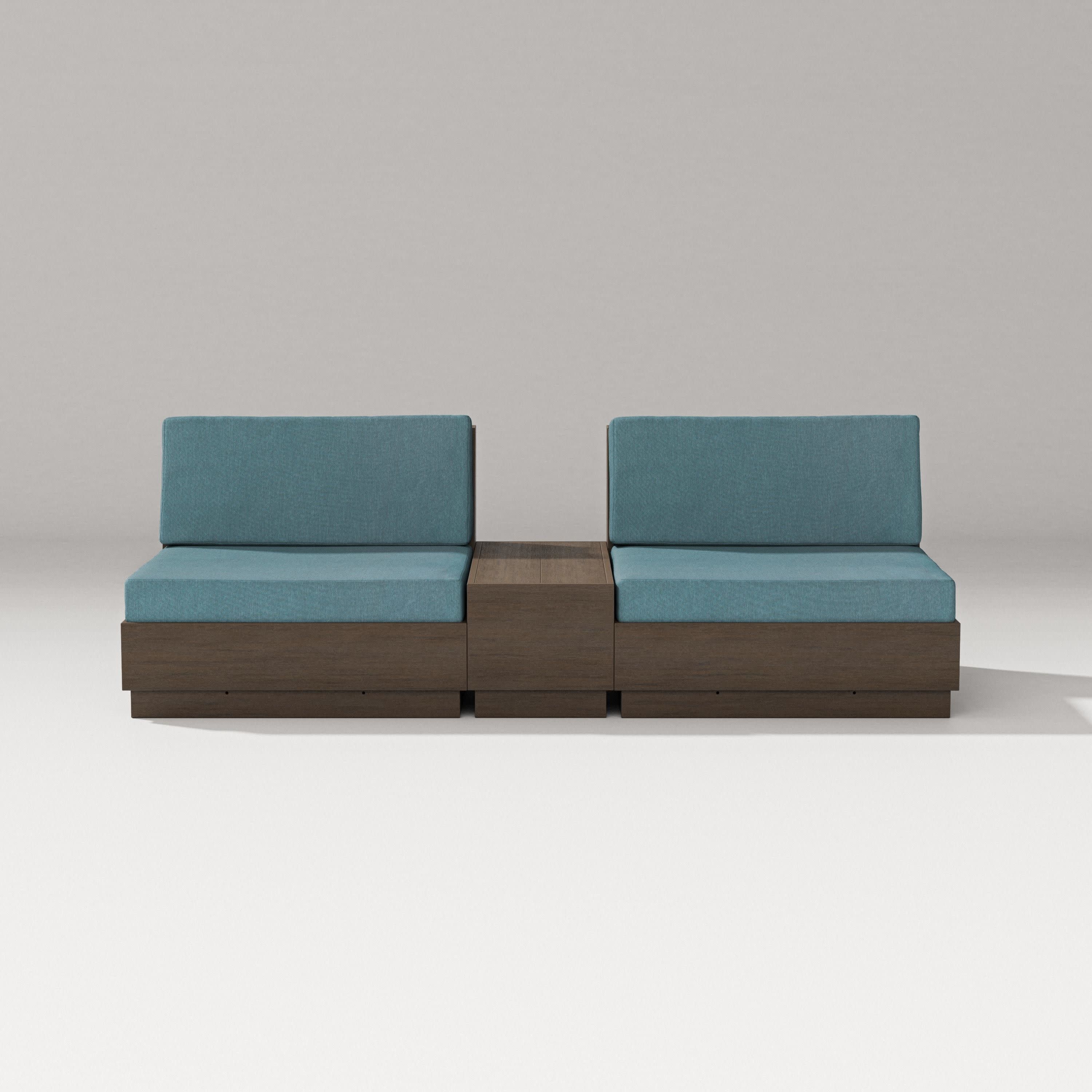 Elevate Lounge Chair Set in Kona / Ocean Teal