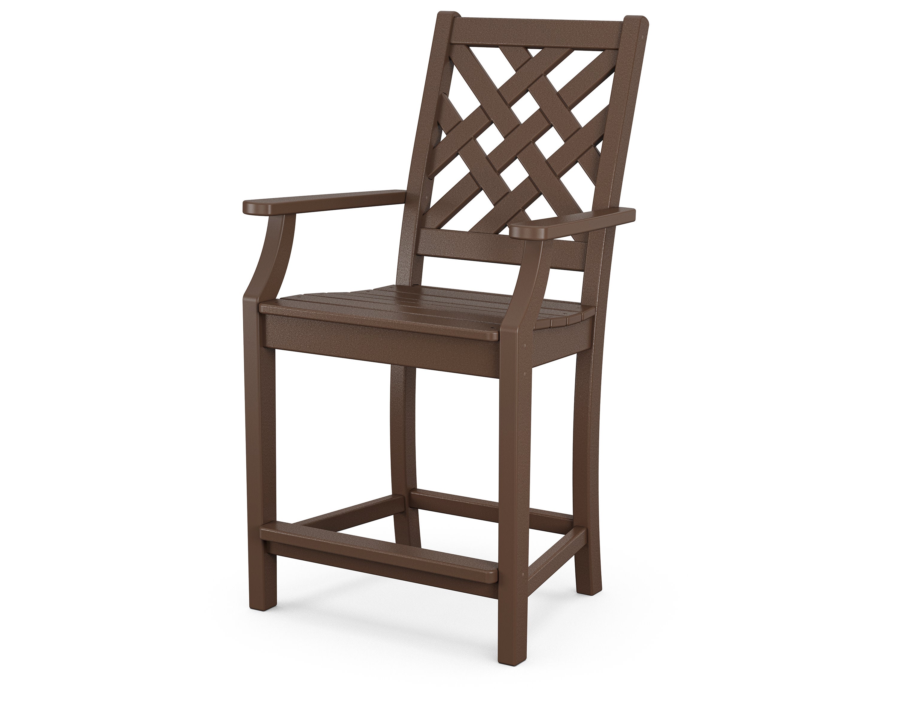 Wovendale Counter Arm Chair in Mahogany