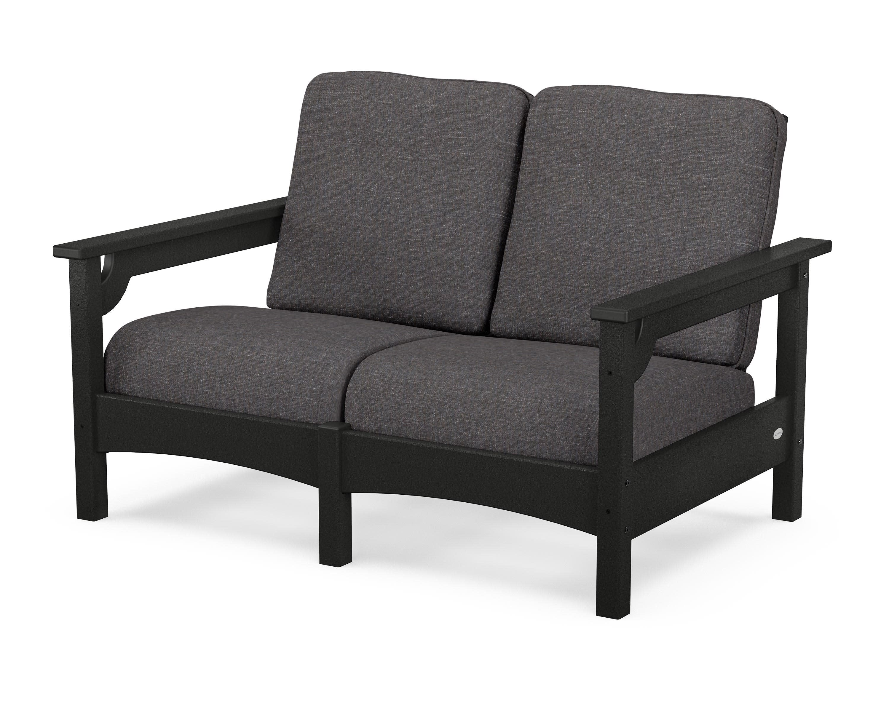 Club Loveseat in Black / Ash Charcoal