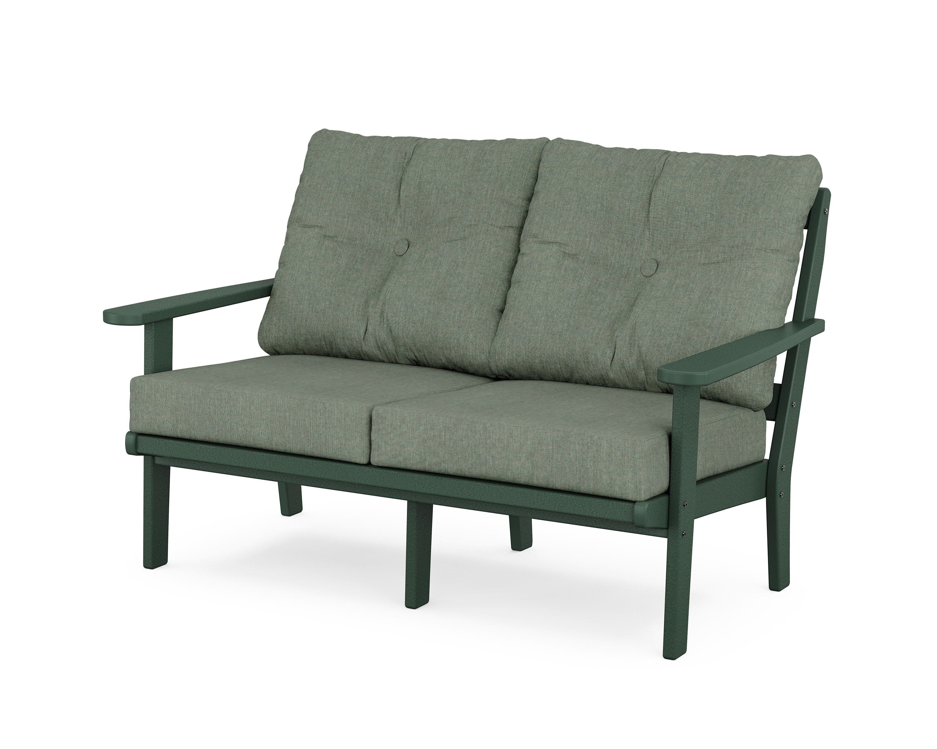 Mission Deep SeatingLoveseat in Green / Cast Sage