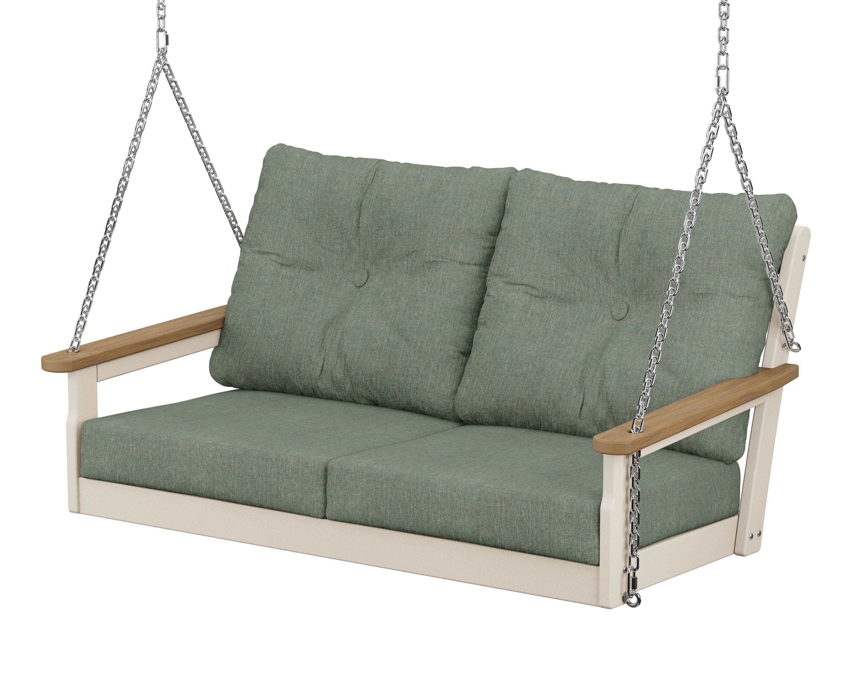 Vineyard Deep Seating Swing in Sand / Natural / Cast Sage