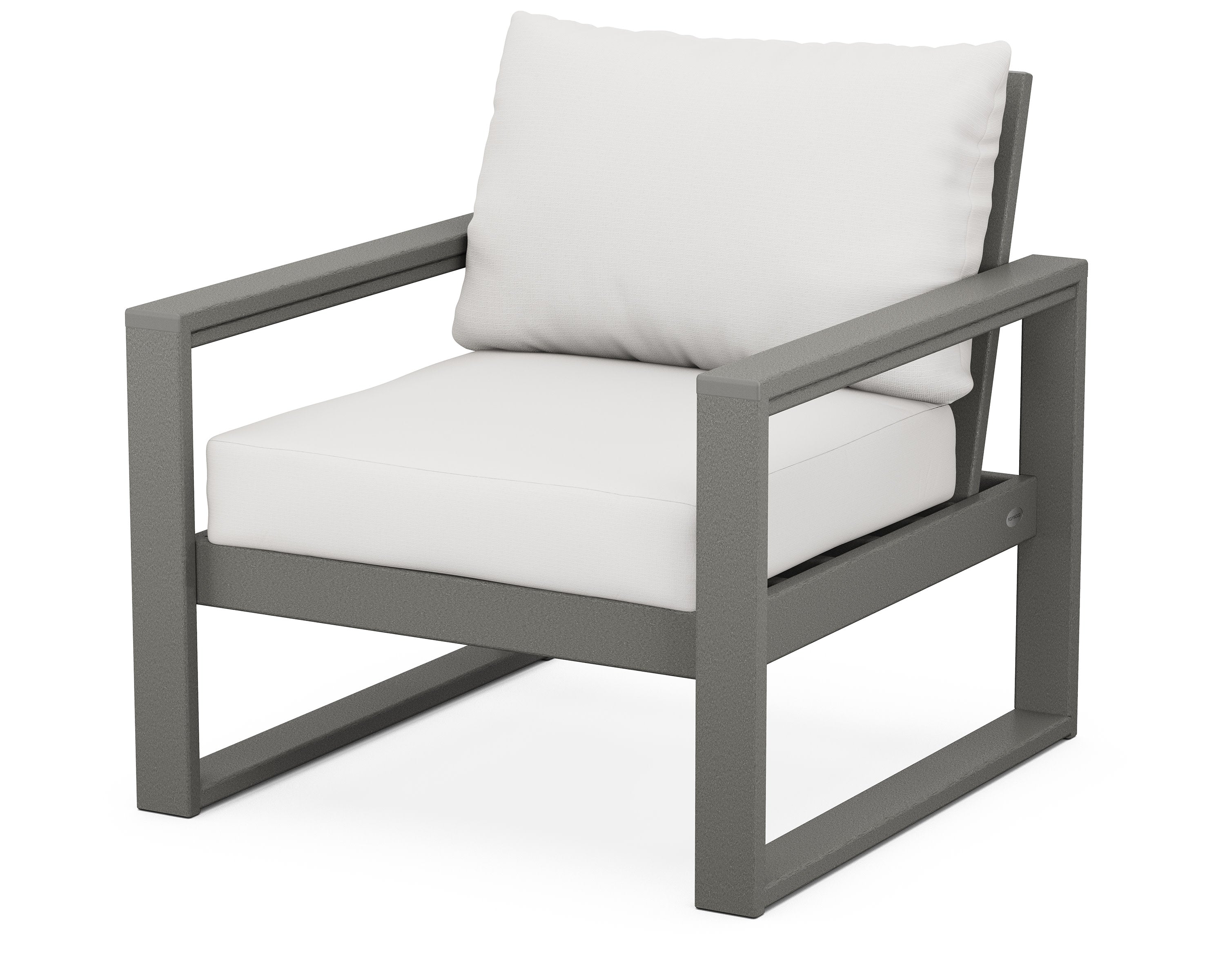 EDGE Club Chair in Slate Grey / Natural Linen