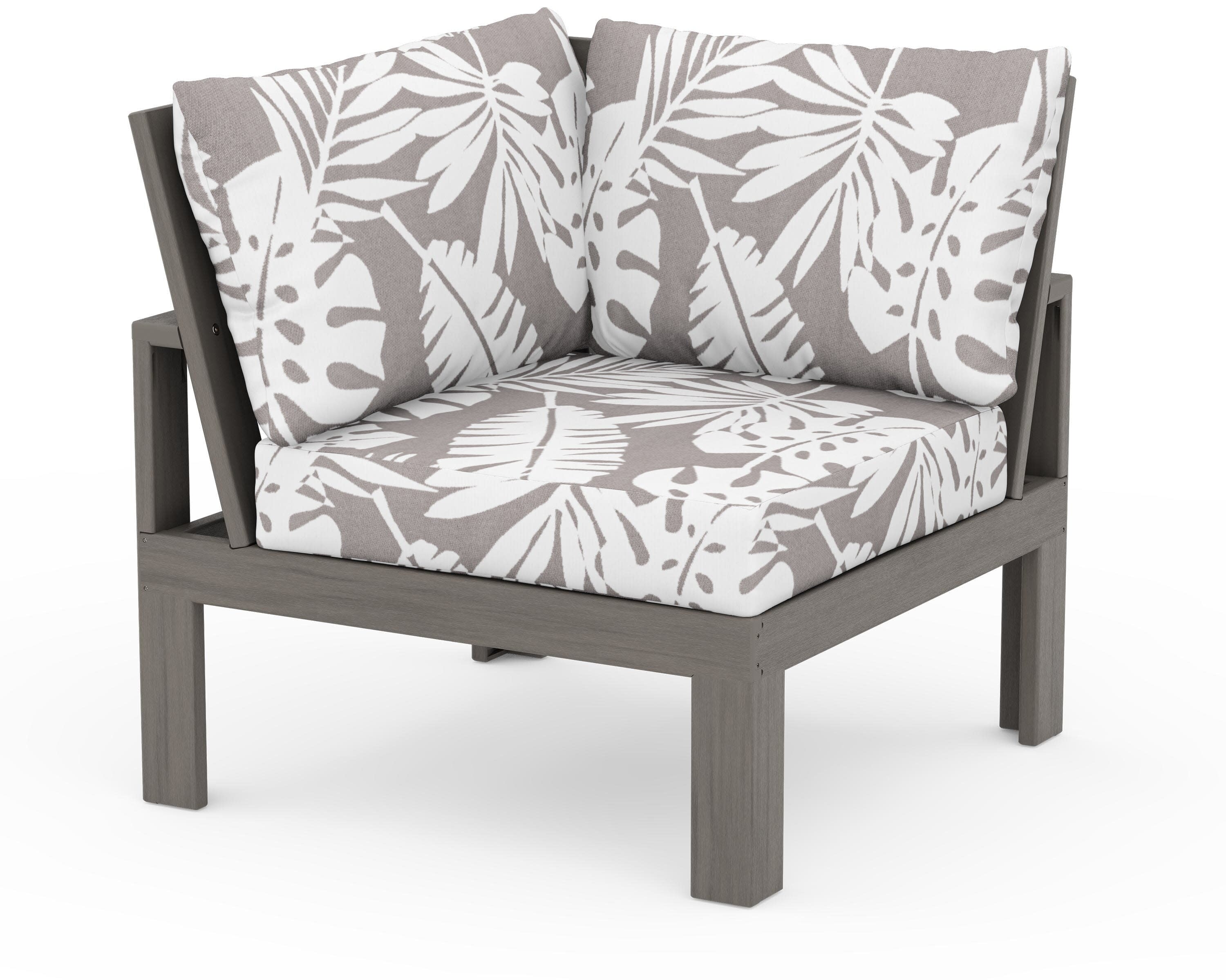 Modular Corner Chair in Driftwood / Leaf Grey Mist