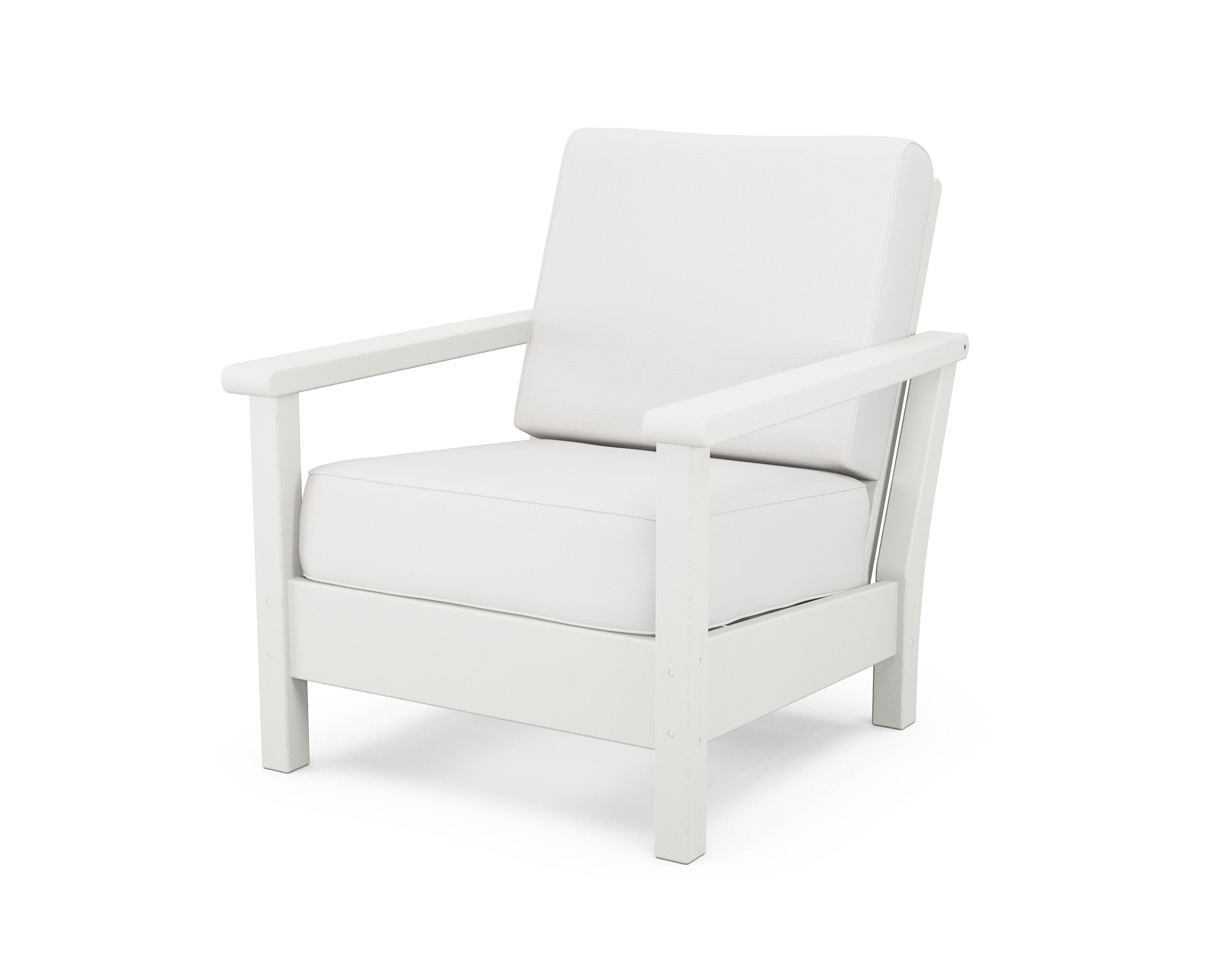 Harbour Deep Seating Chair in Vintage White / Natural Linen