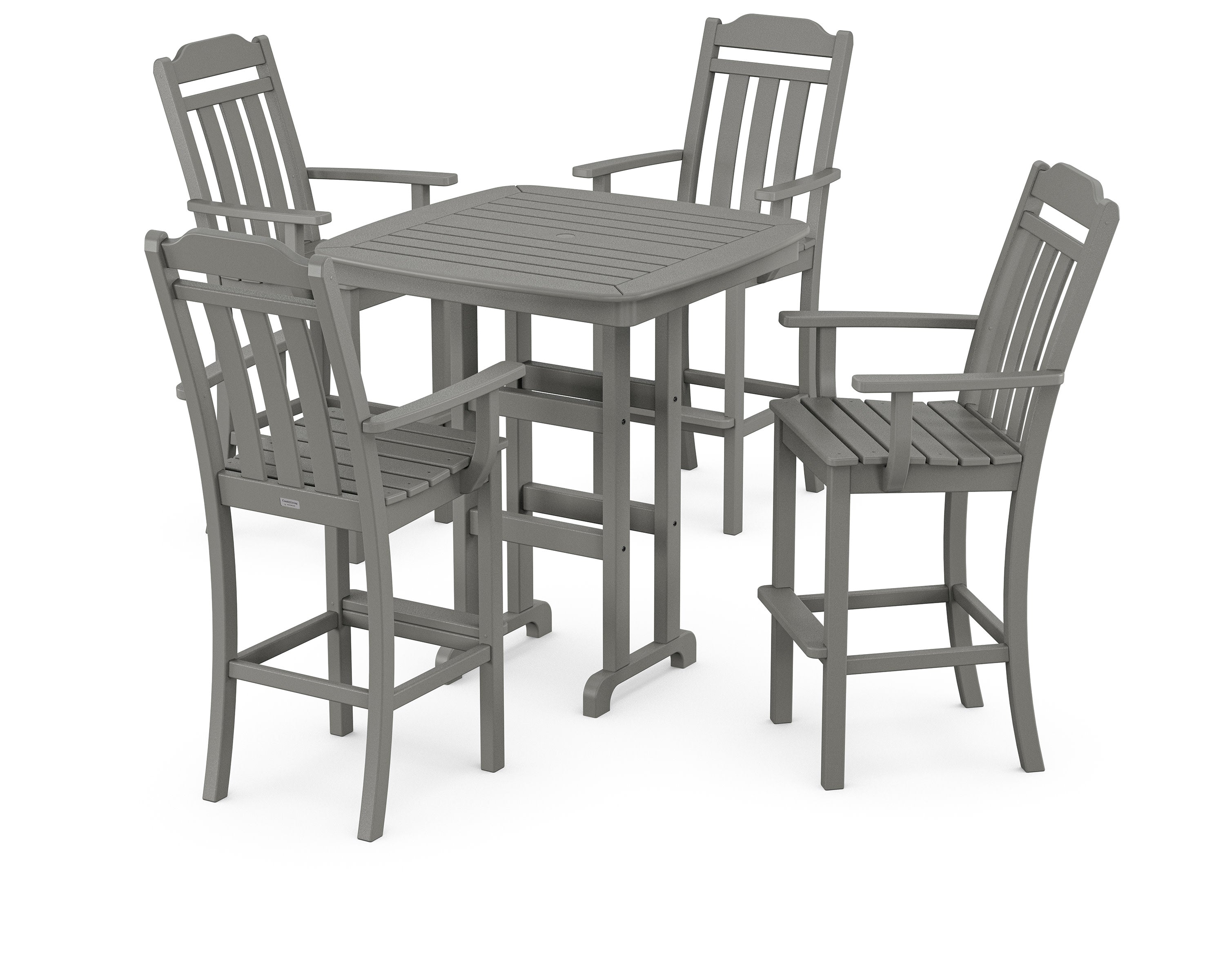 Cottage 5-Piece Bar Set in Slate Grey
