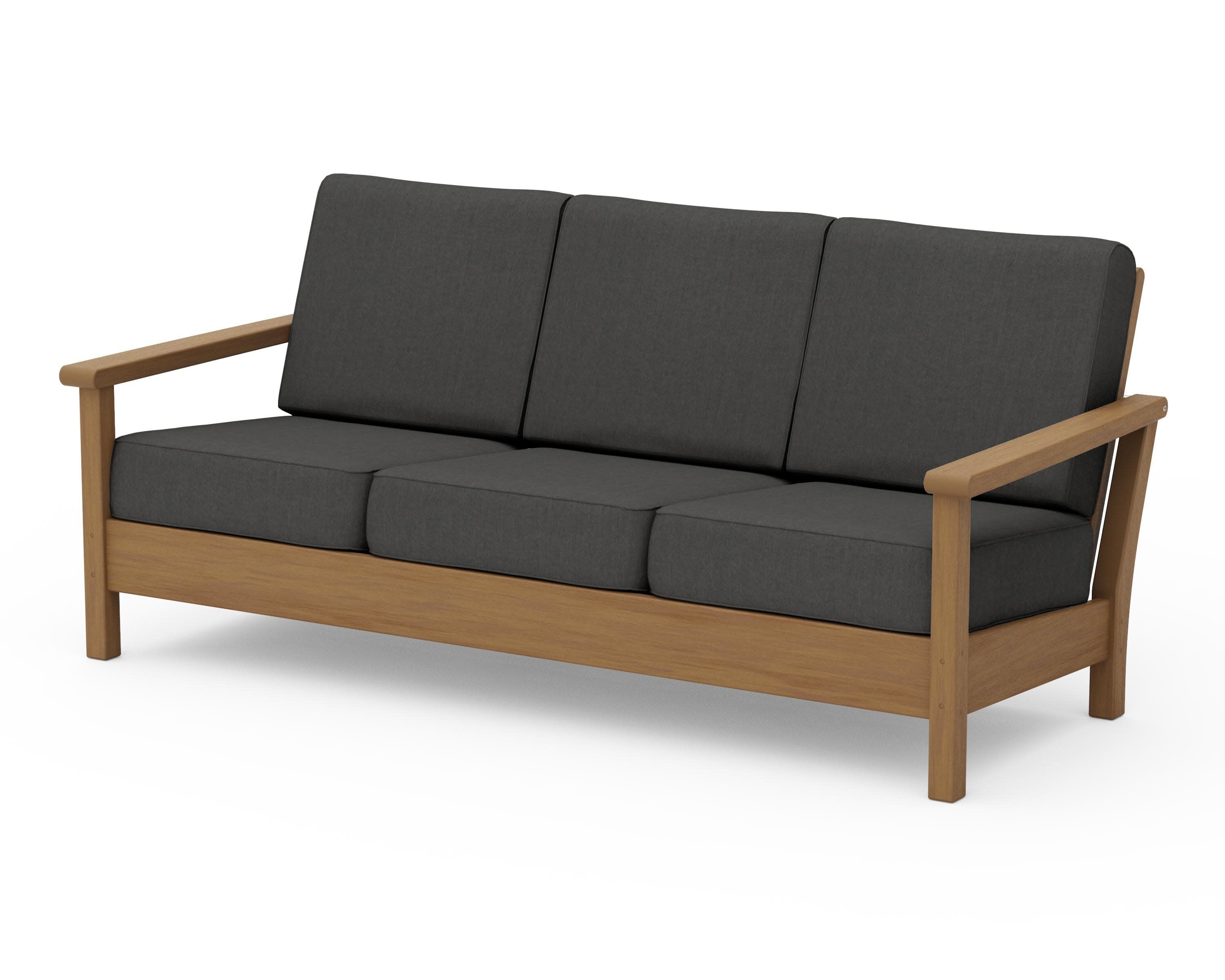 Harbour Deep Seating Sofa in Natural / Spectrum Carbon