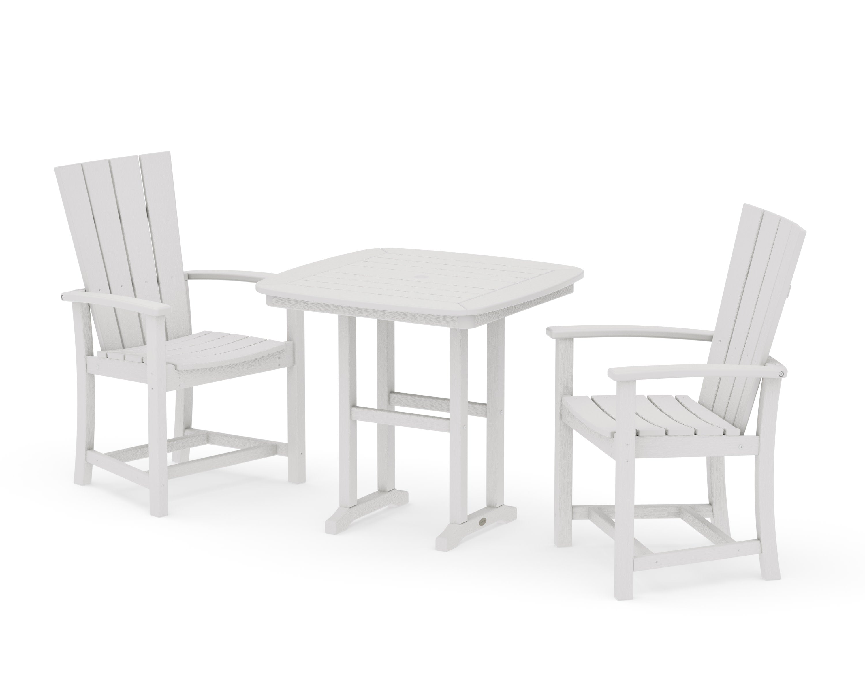 Quattro 3-Piece Dining Set in Vintage White