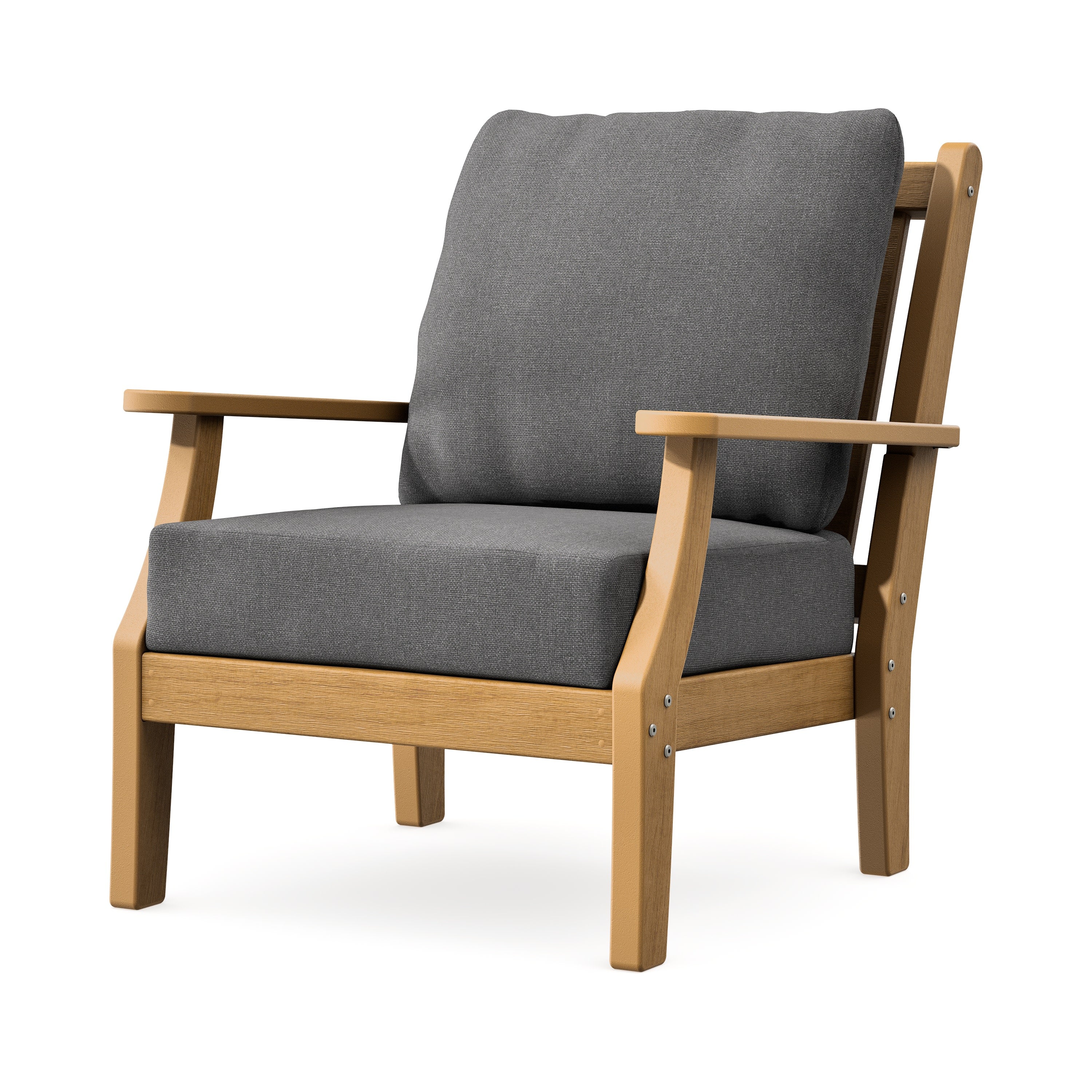 Wovendale Deep Seating Chair in Natural / Ash Charcoal