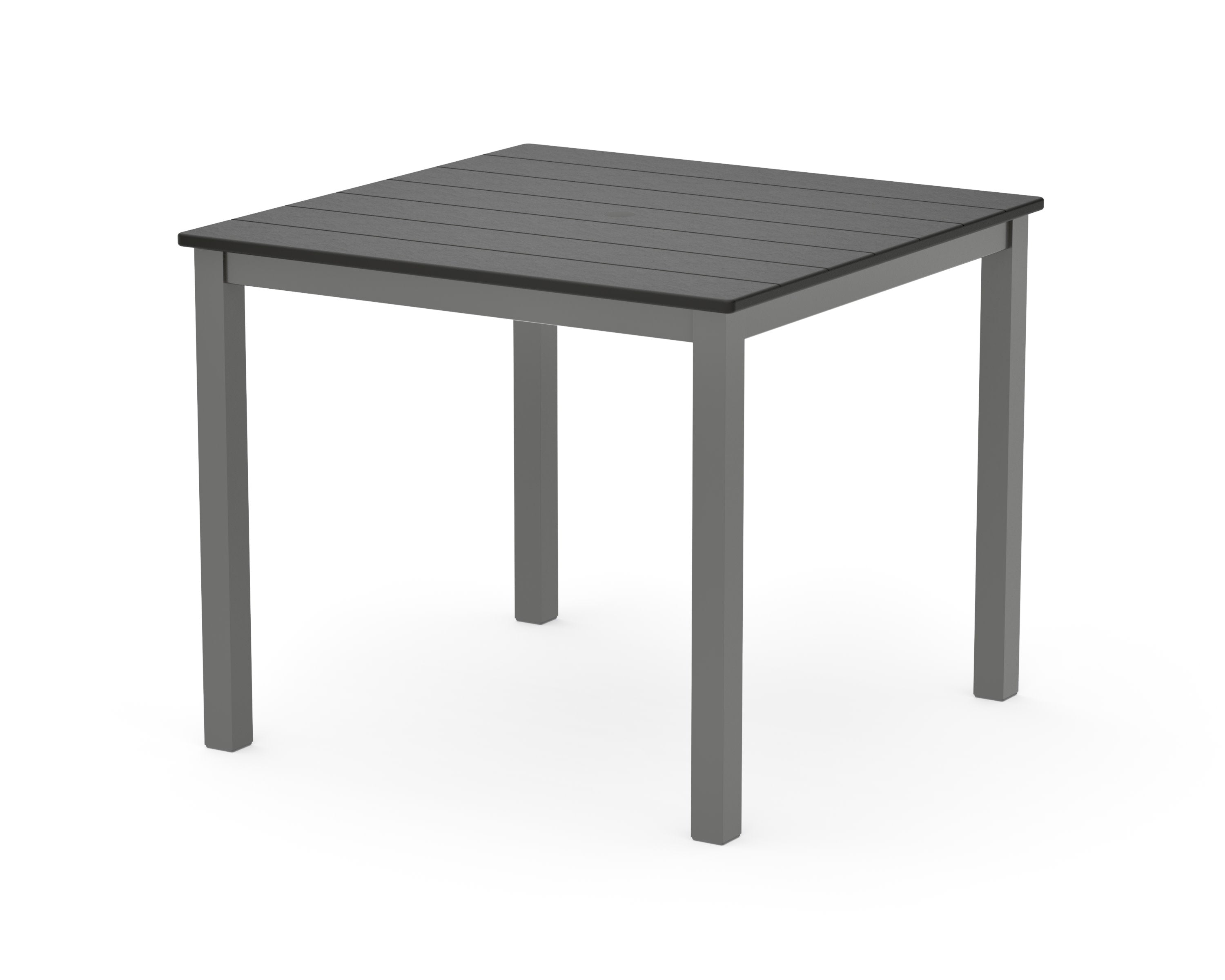 Main Street 36" x 36" Dining Table in Charcoal / Black