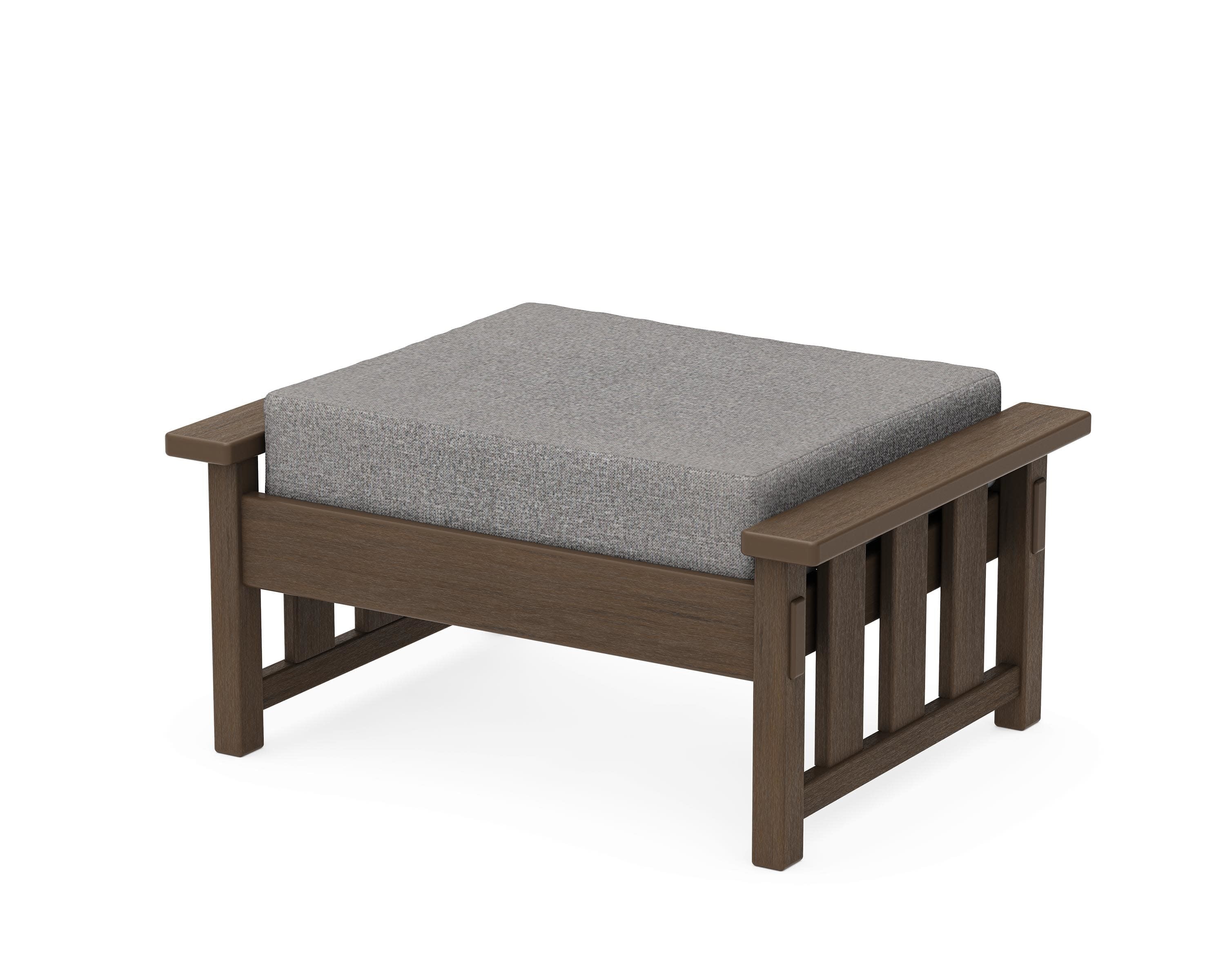 Acadia Deep Seating Ottoman in Kona / Grey Mist