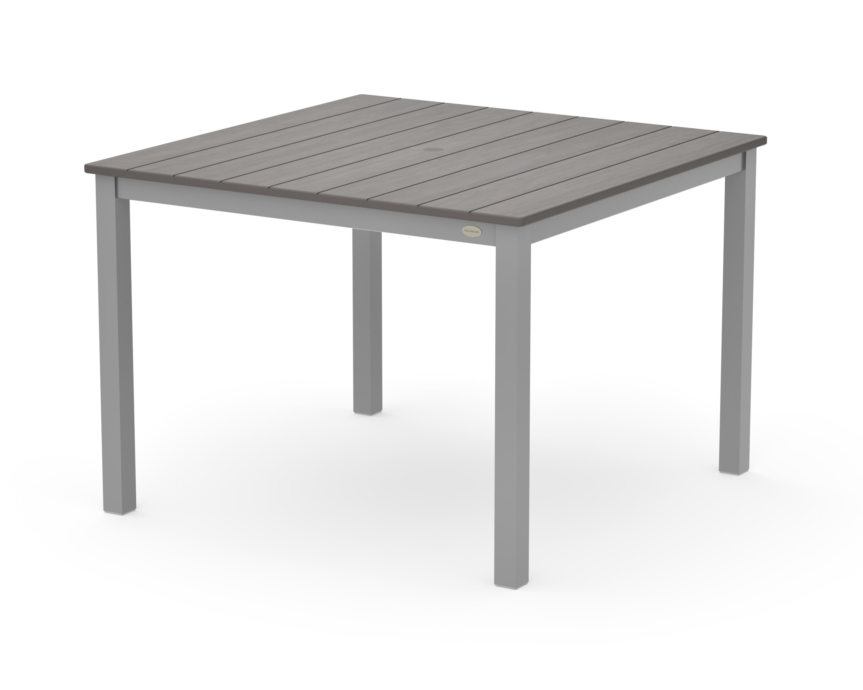 Main Street 42 x 42 Dining Table in Silver / Driftwood