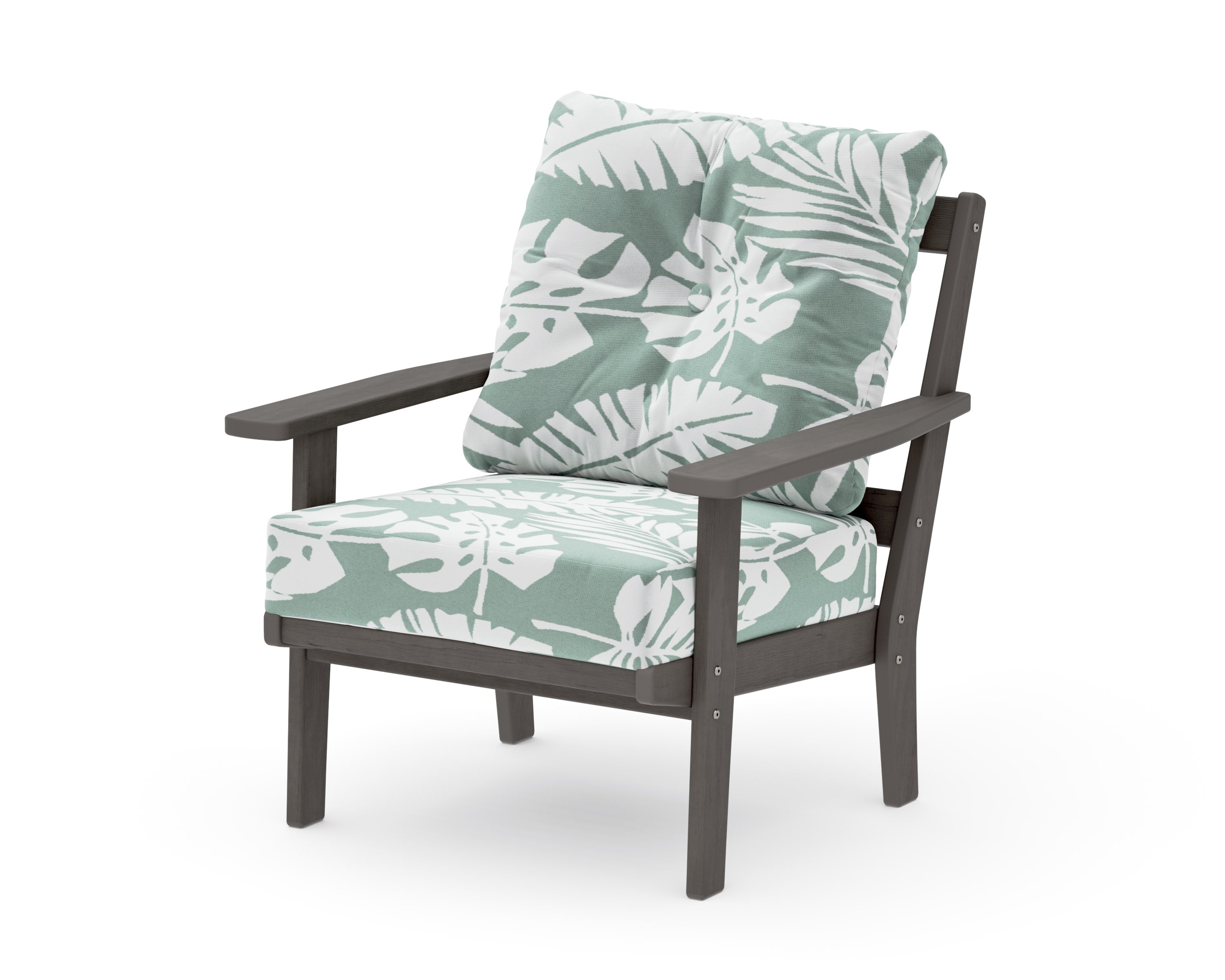 Oxford Deep Seating Chair in Driftwood / Leaf Glacier Spa