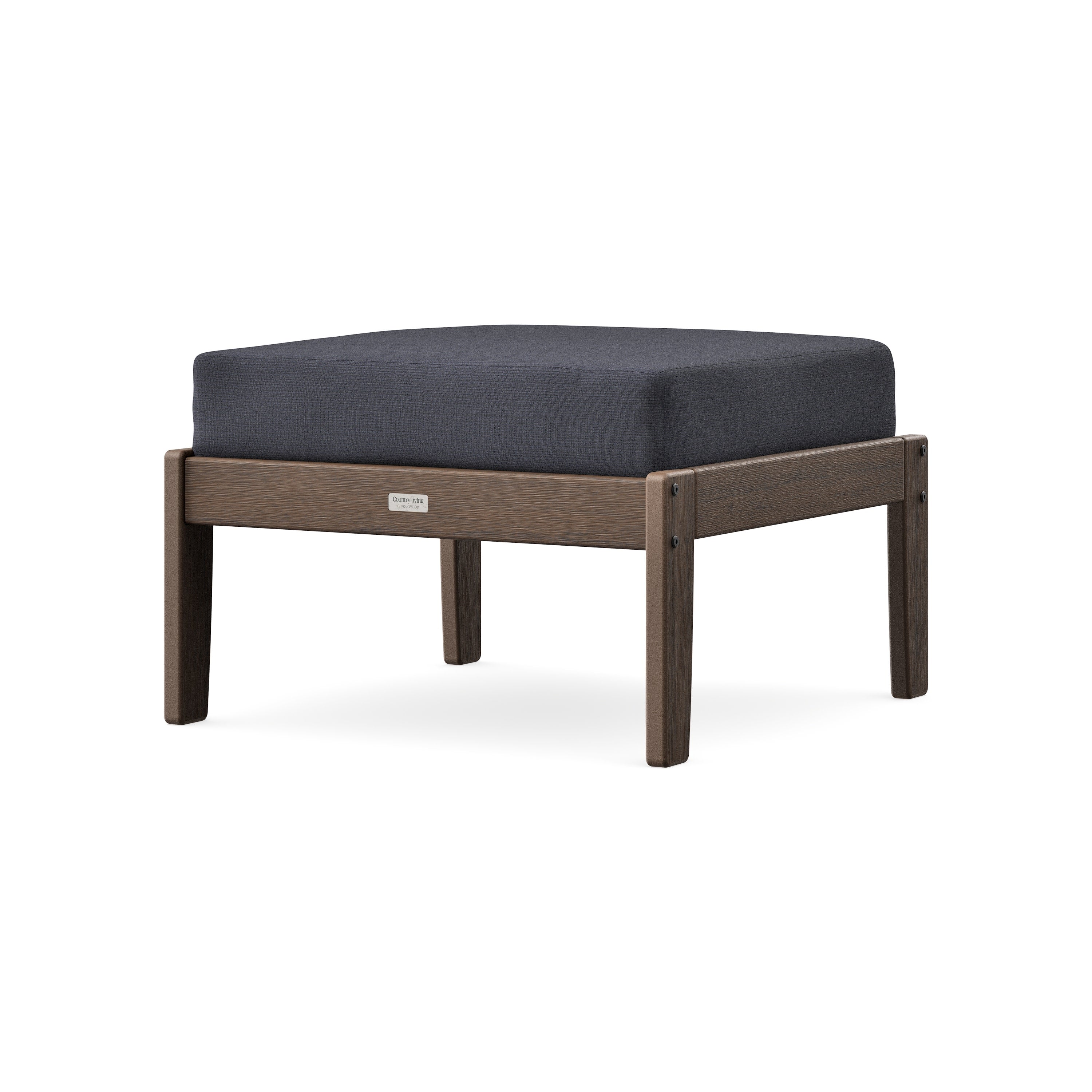 Cottage Deep Seating Ottoman in Kona / Midnight Linen