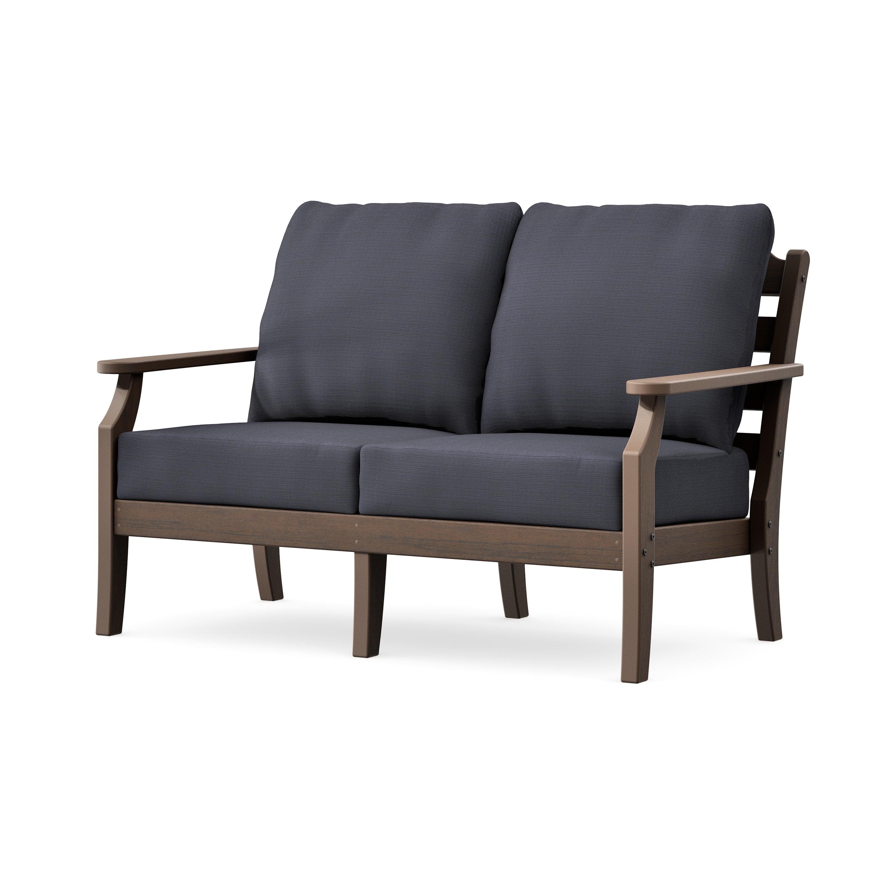 Savannah Deep Seating Loveseat in Kona / Midnight Linen