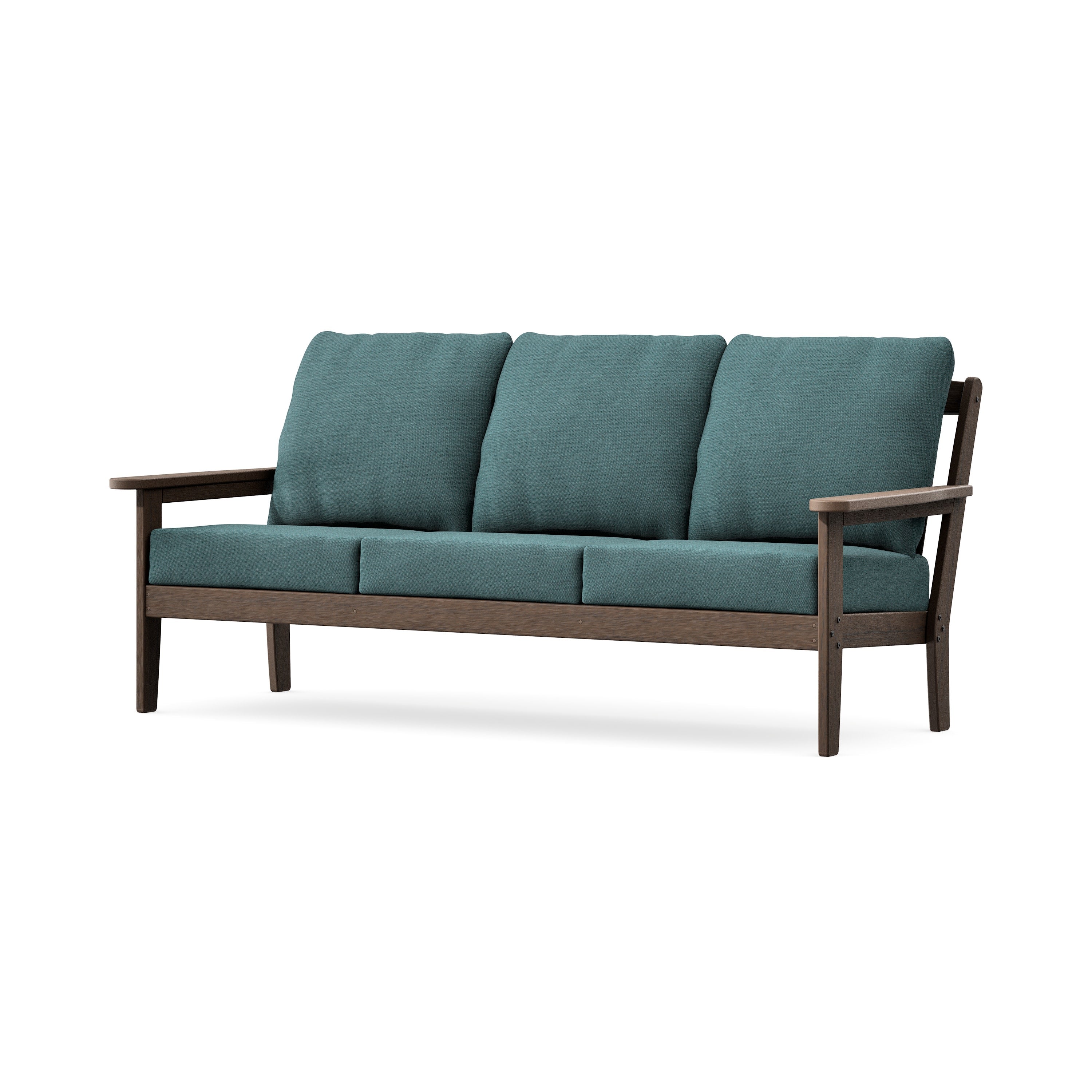 Cottage Deep Seating Sofa in Kona / Ocean Teal