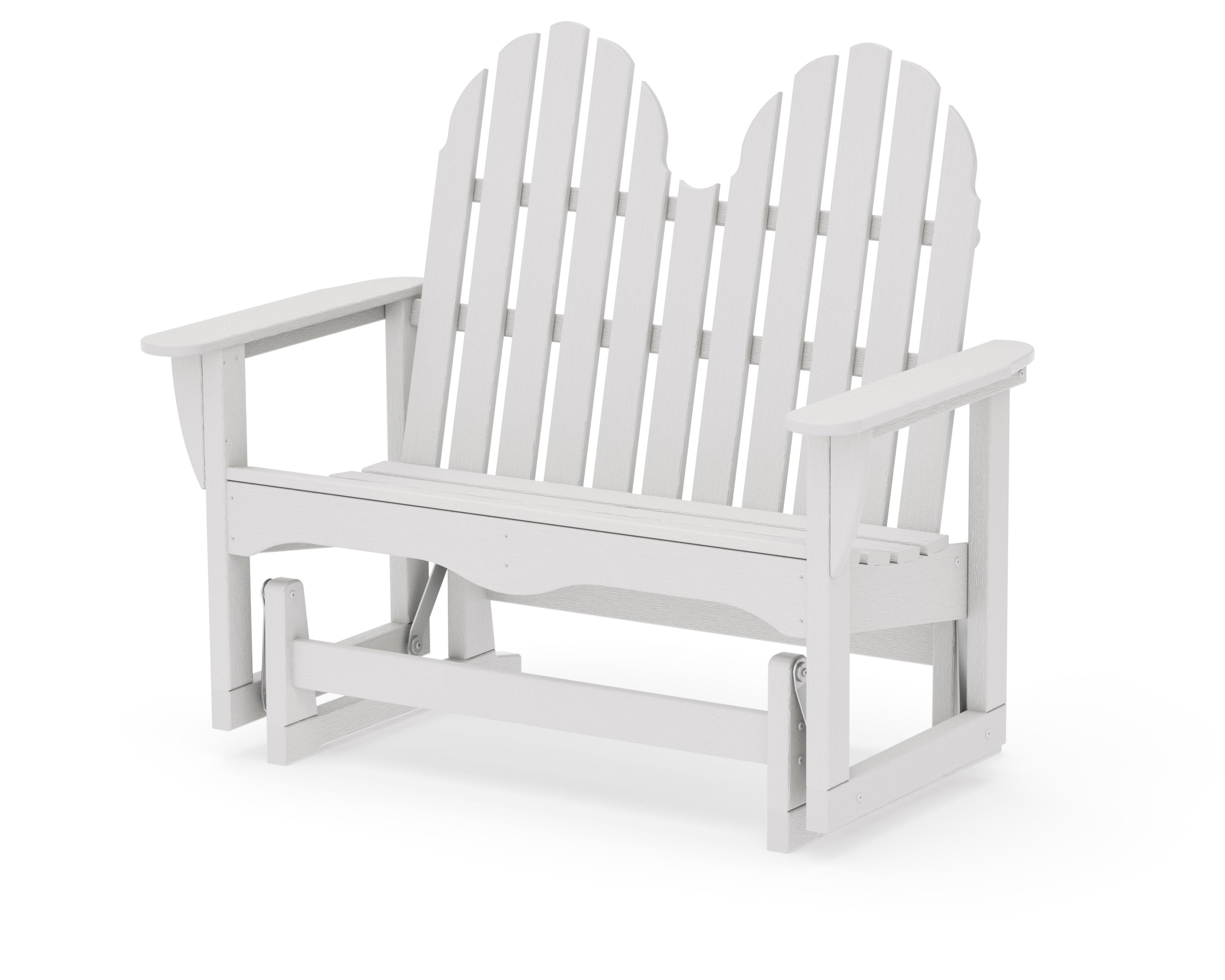 Classic Adirondack 48" Glider in Vintage White
