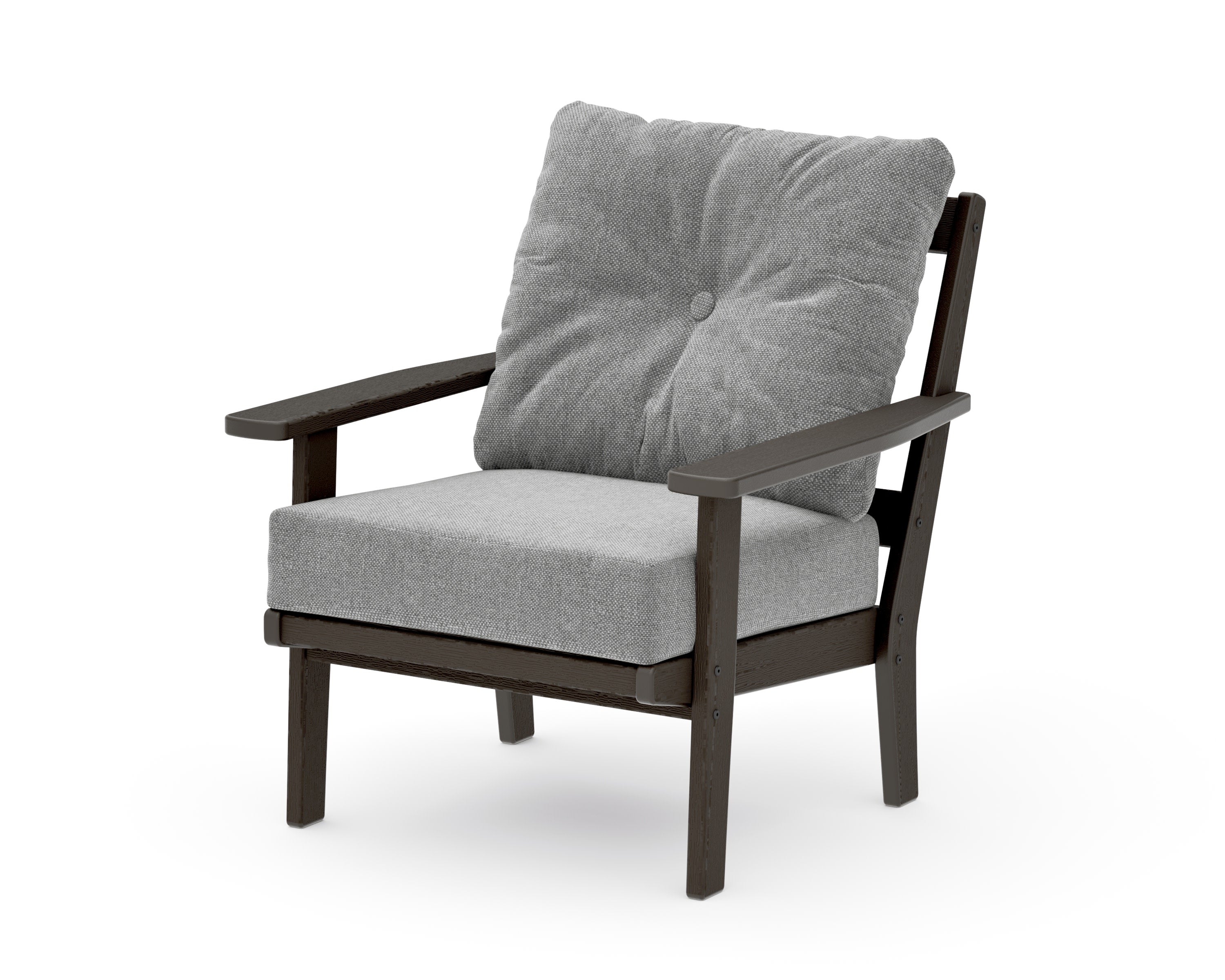 Prairie Deep Seating Chair in Vintage Coffee / Grey Mist