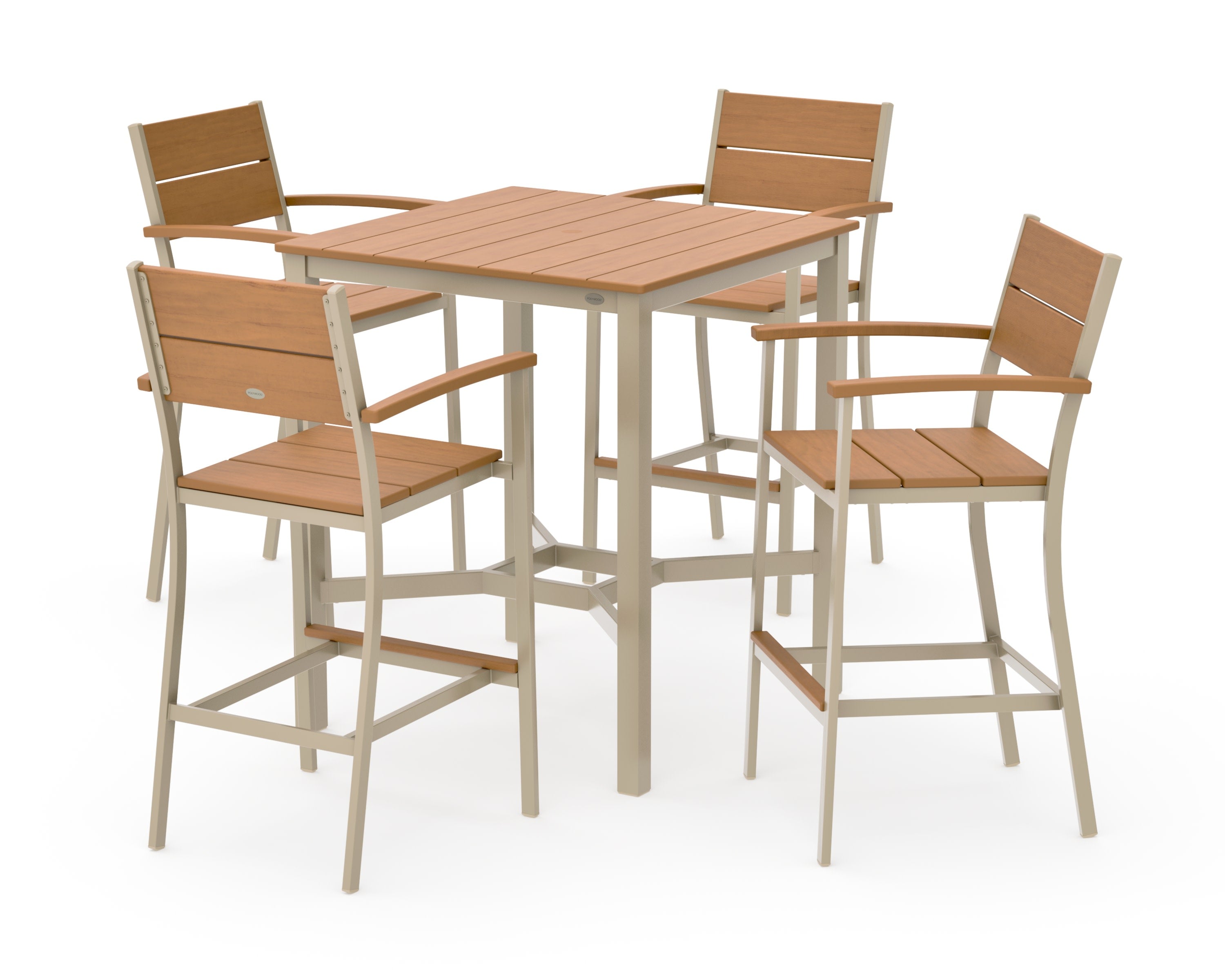 Main Street 5-Piece Bar Set in Sand / Natural