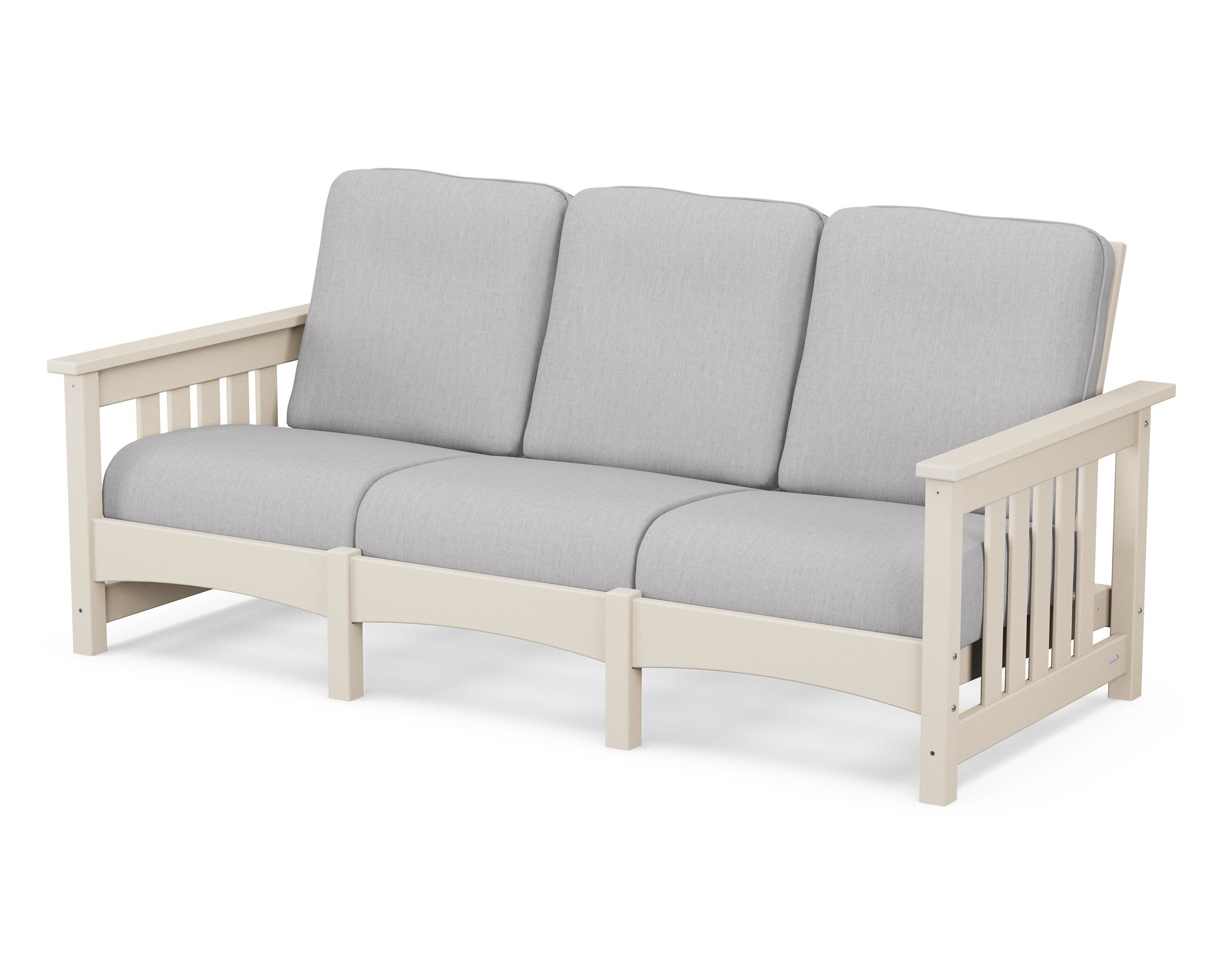 Club Mission Sofa in Sand / Granite