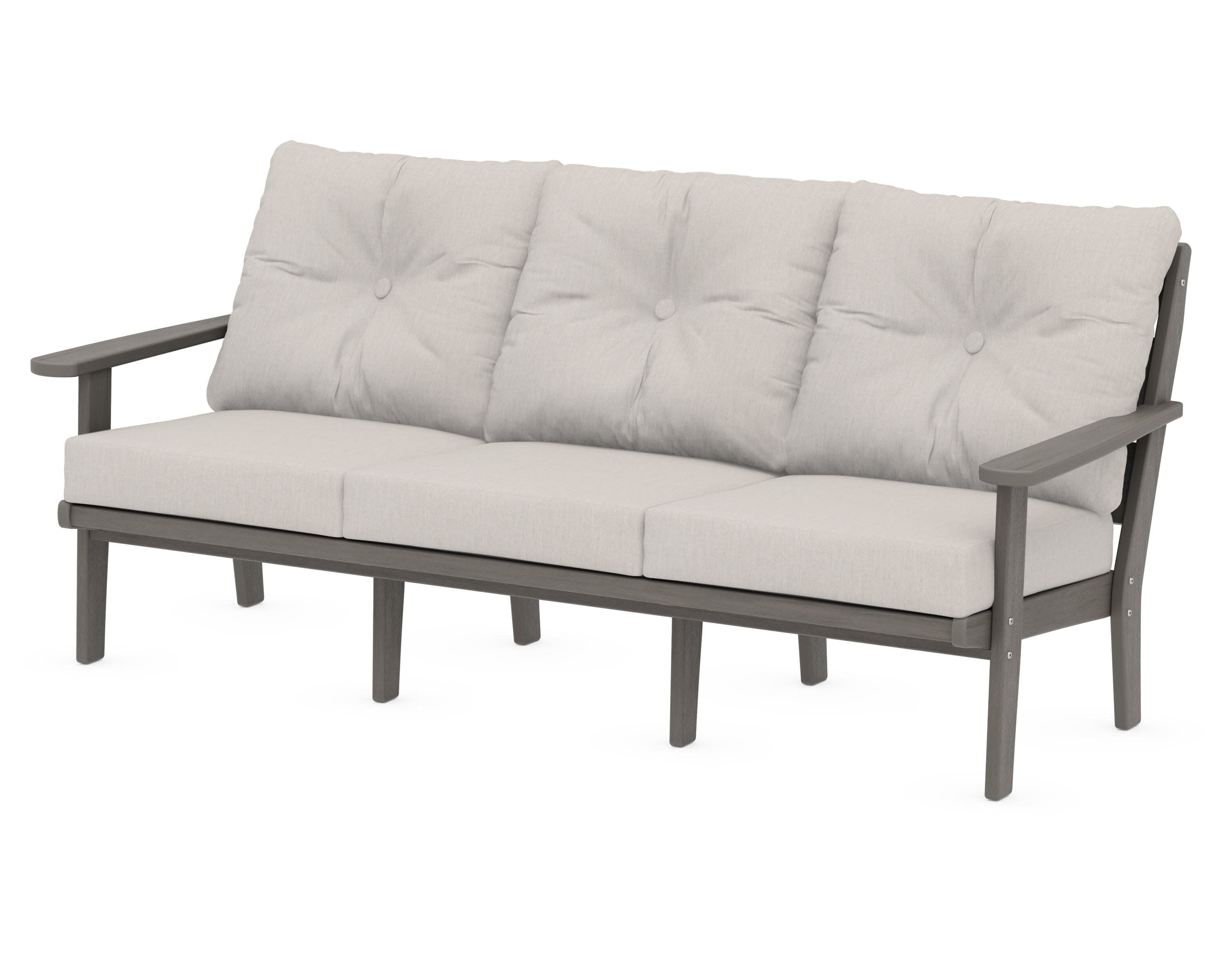 Lakeside Deep Seating Sofa in Driftwood / Cast Ash
