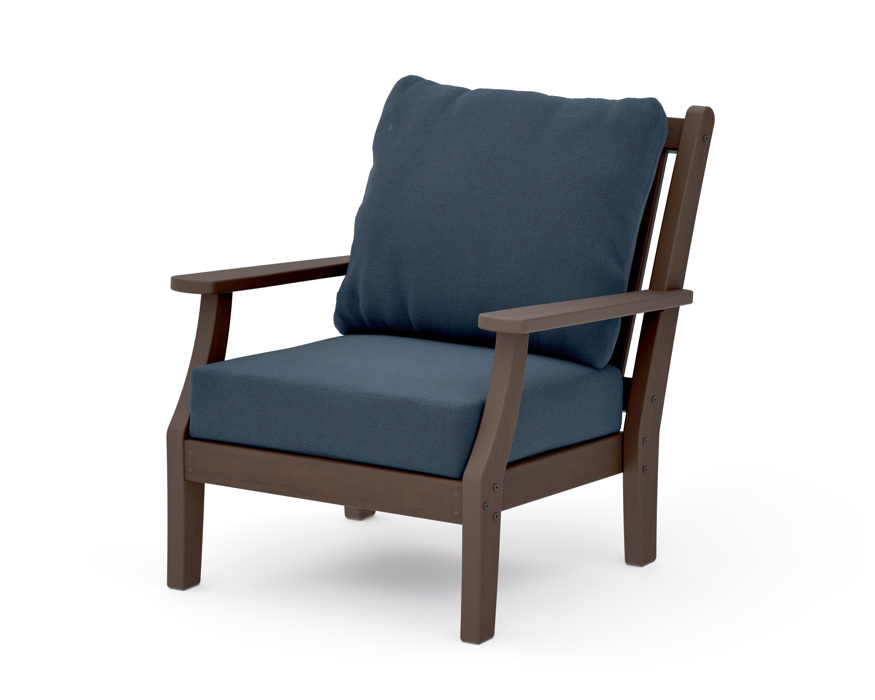 Wovendale Deep Seating Chair in Kona / Marine Indigo